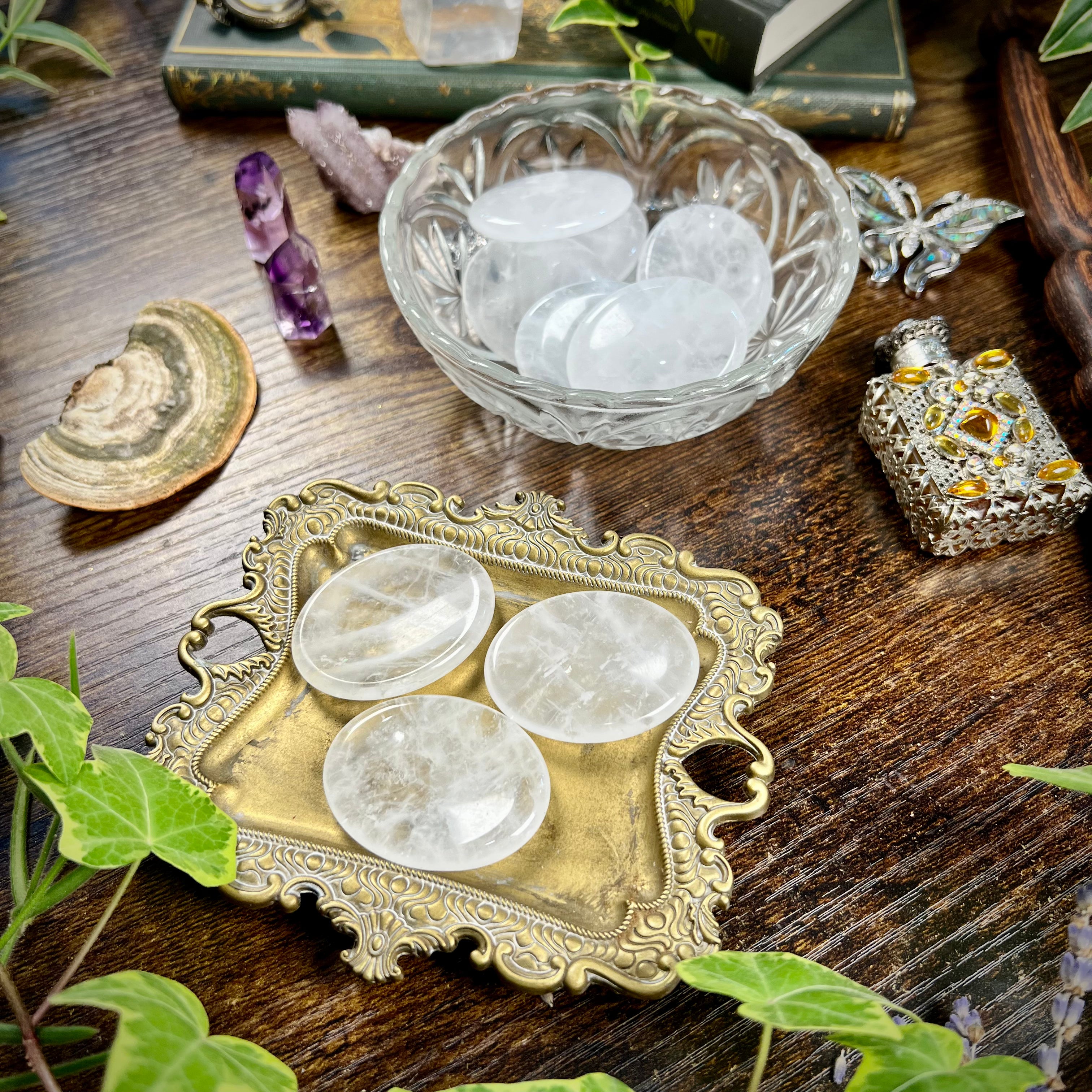 Clear Quartz - Worry Stone