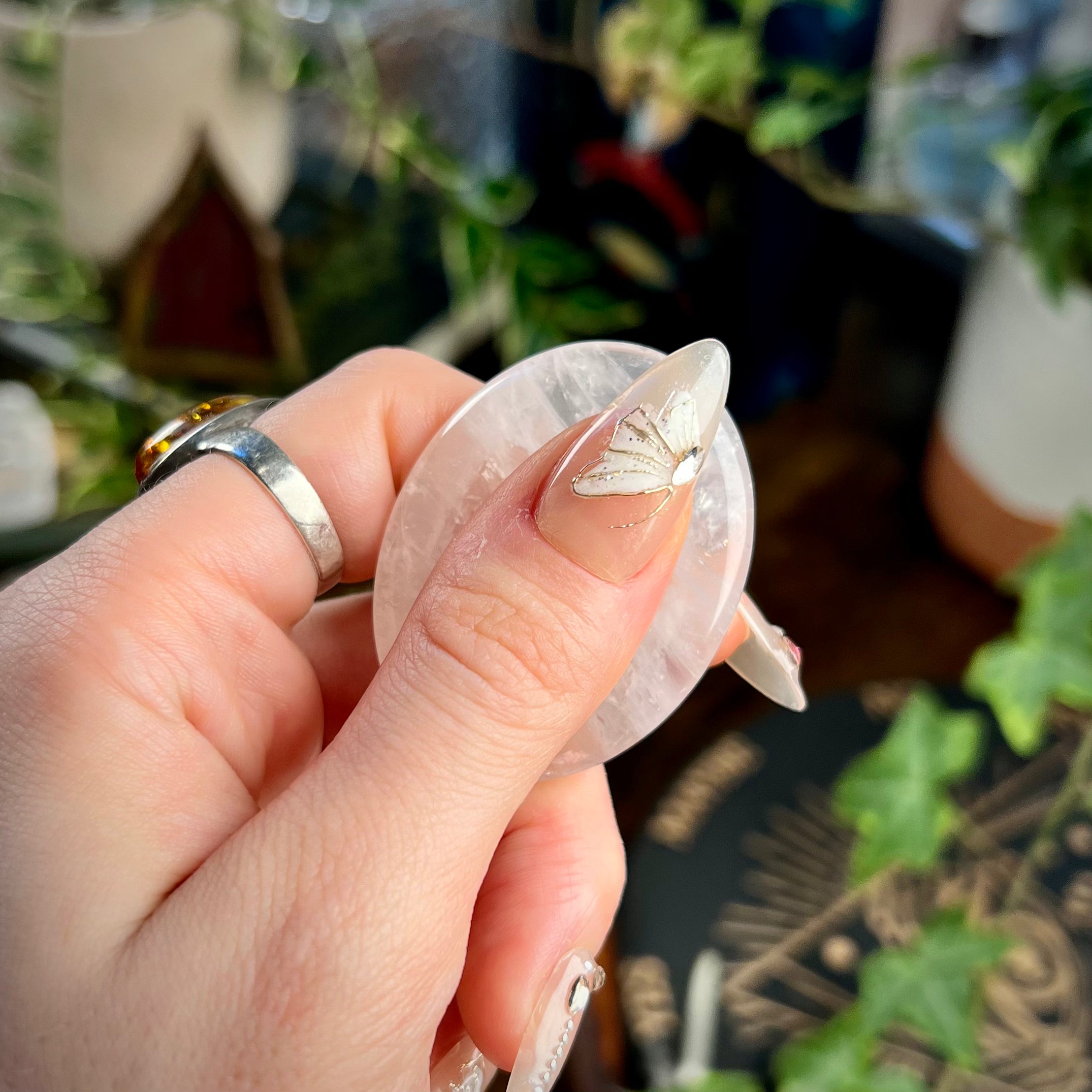 Clear Quartz - Worry Stone