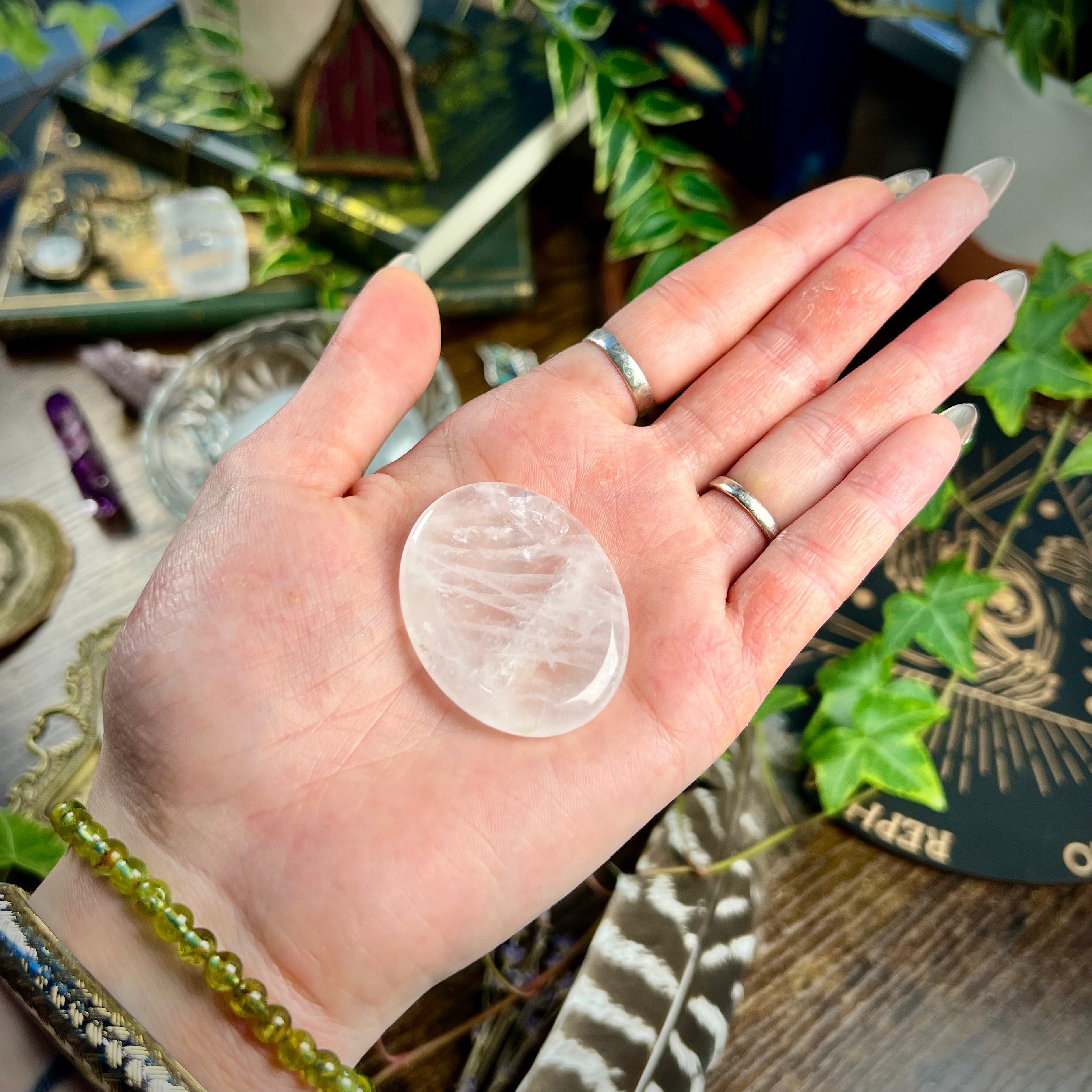 Clear Quartz - Worry Stone