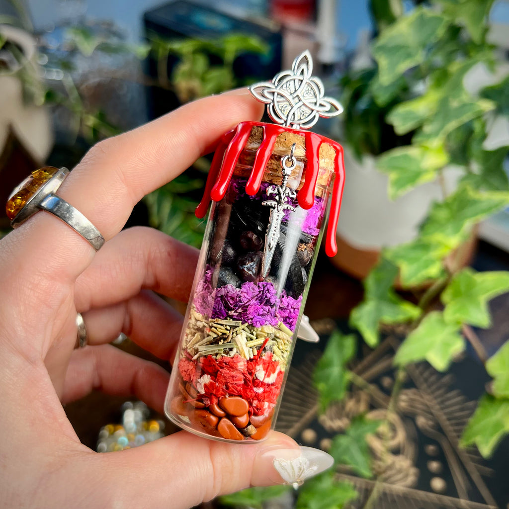 Morrigan Goddess Devotion Jar