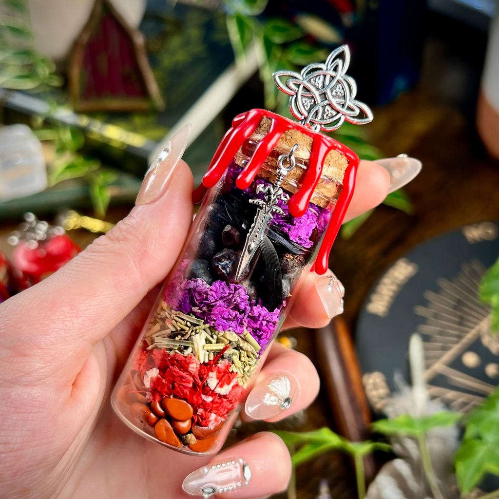 Morrigan Goddess Devotion Jar