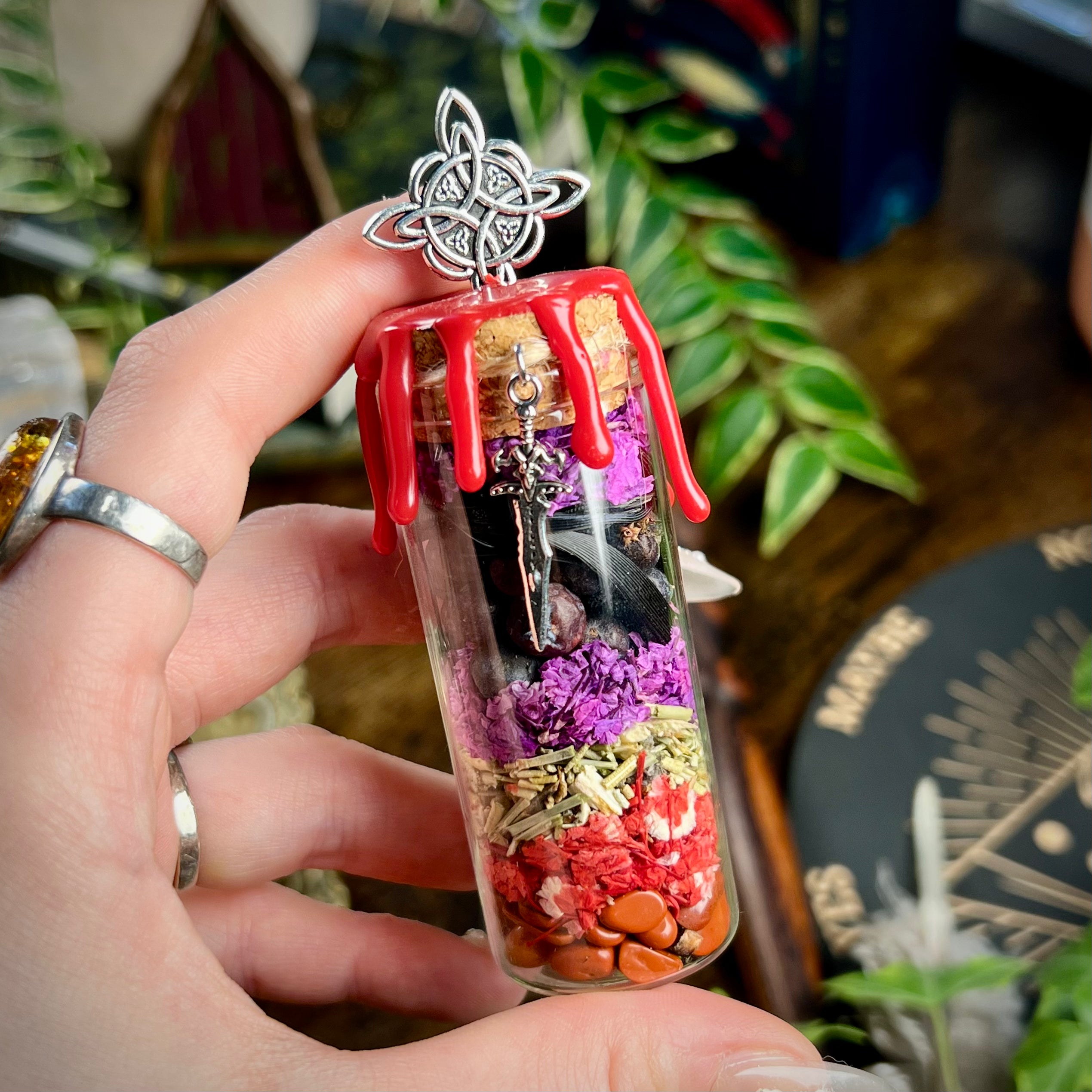 Morrigan Goddess Devotion Jar