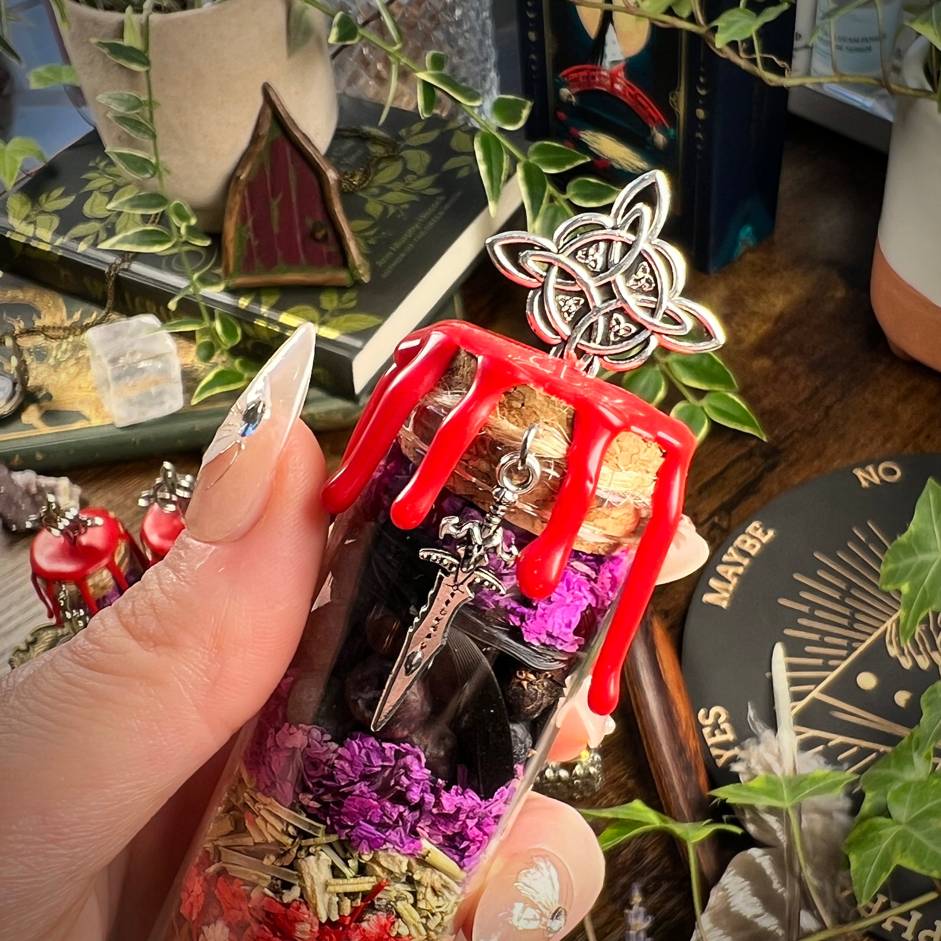 Morrigan Goddess Devotion Jar