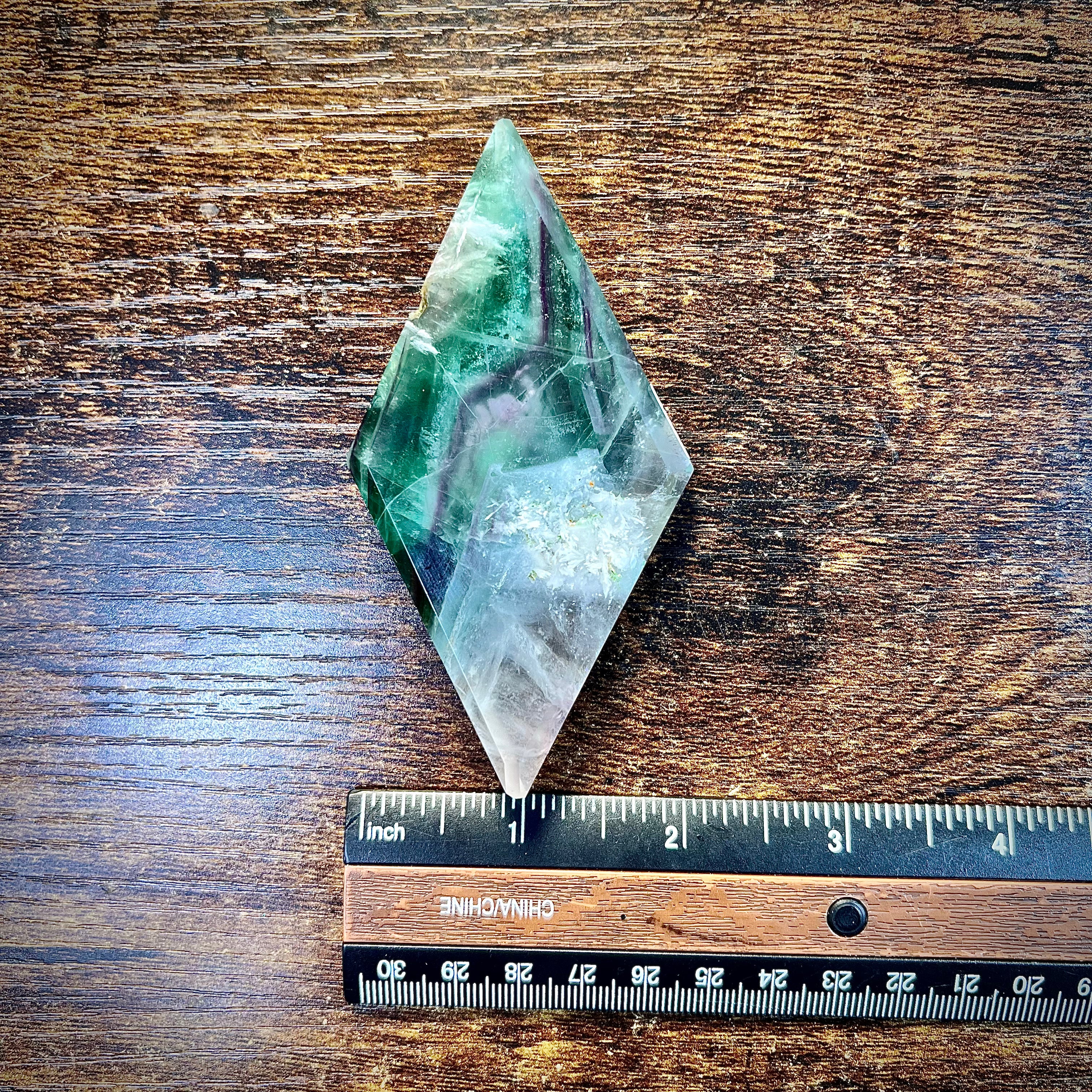 Fluorite Diamond Stand