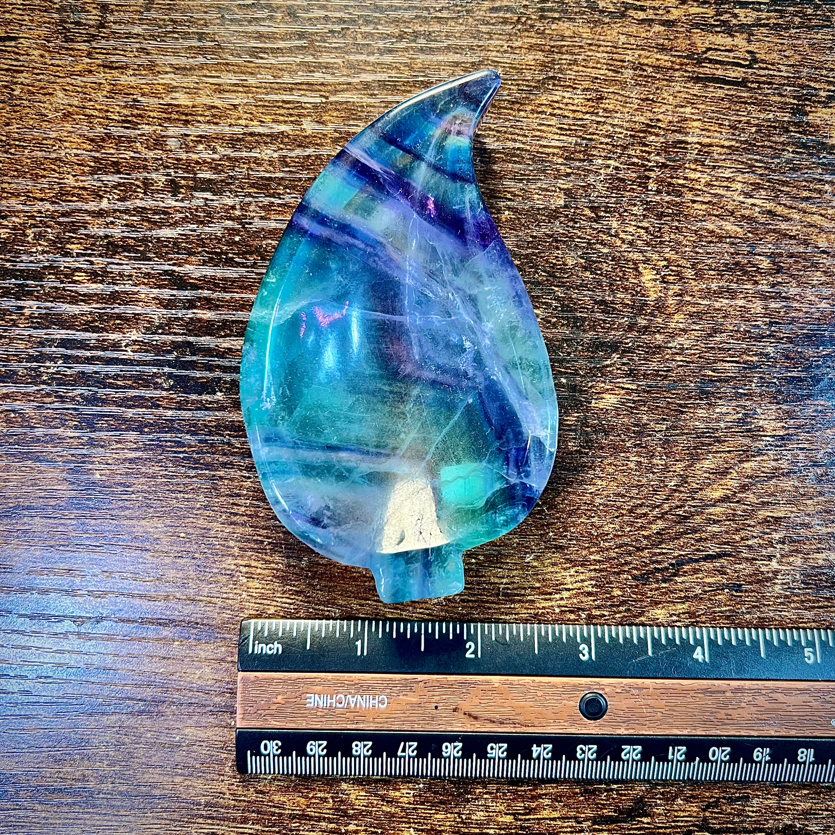 Fluorite Leaf Bowl