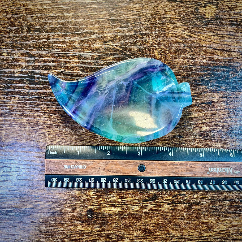 Fluorite Leaf Bowl