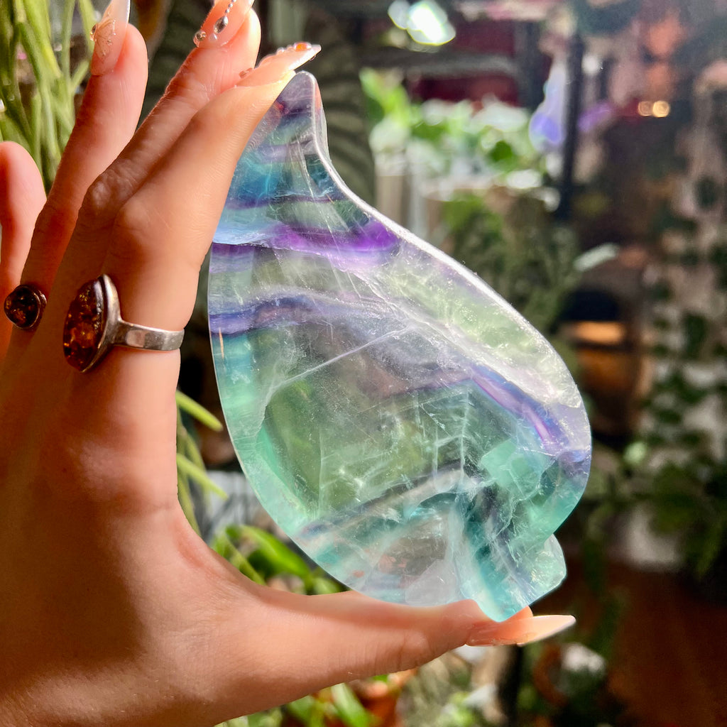 Fluorite Leaf Bowl
