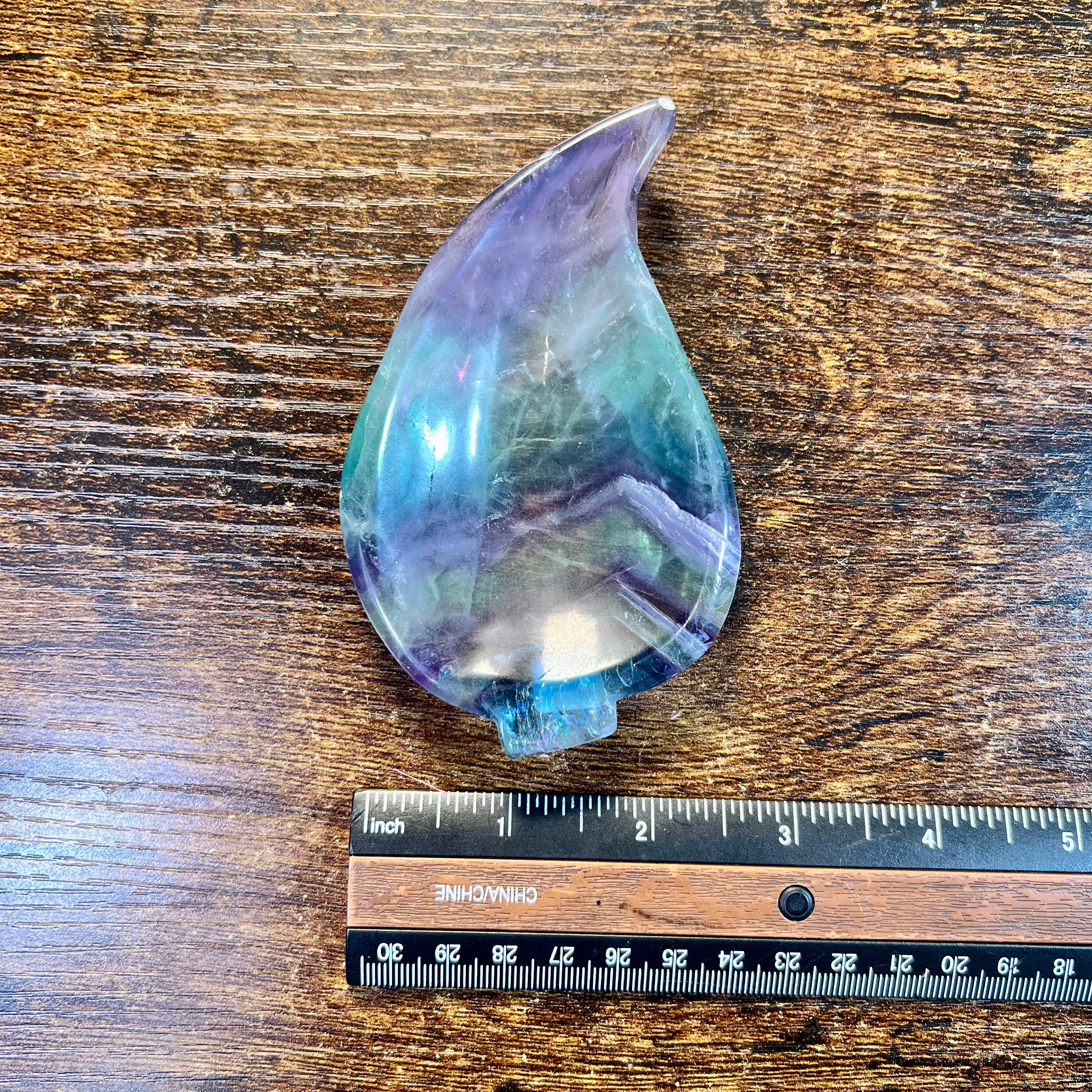 Fluorite Leaf Bowl
