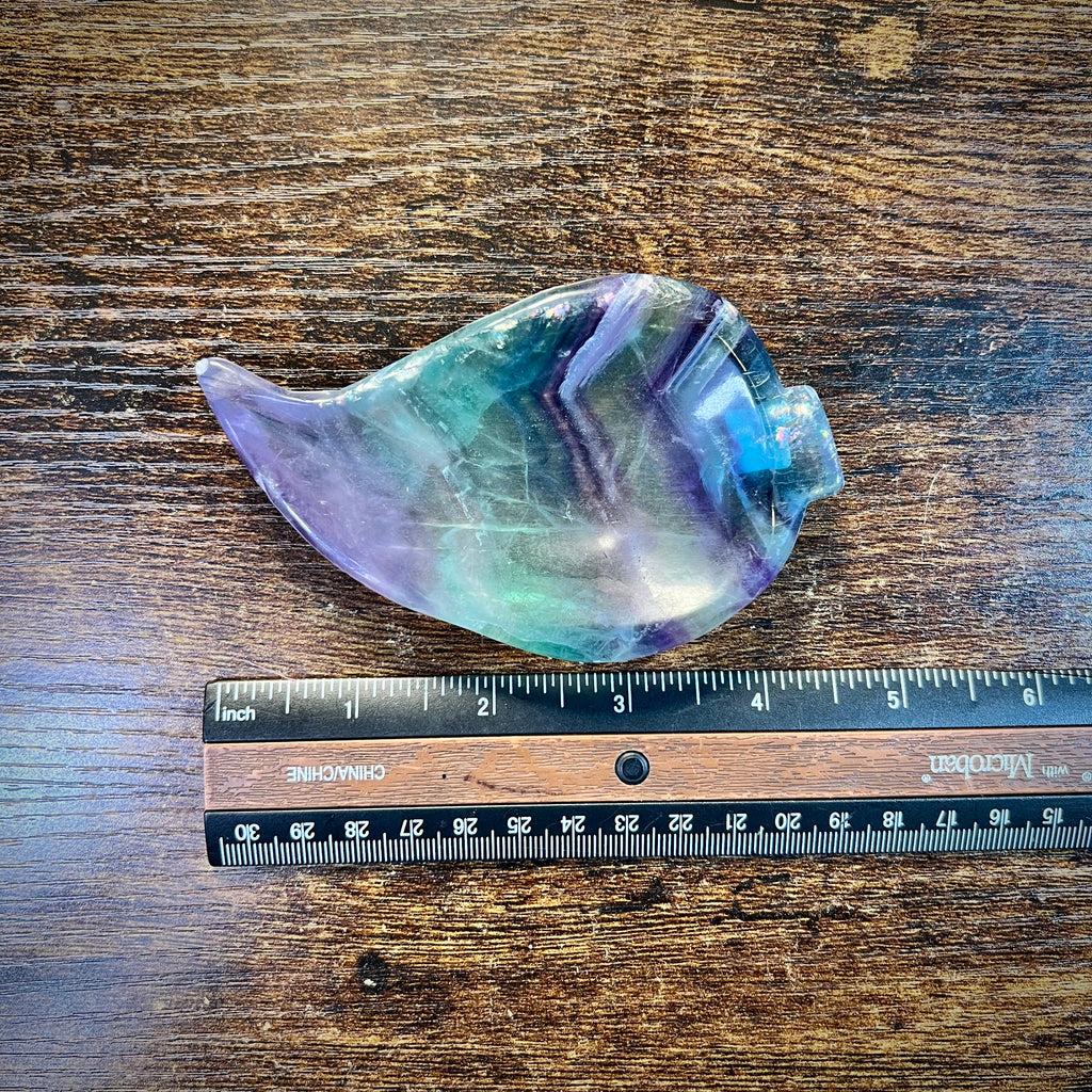Fluorite Leaf Bowl
