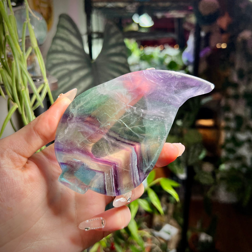 Fluorite Leaf Bowl