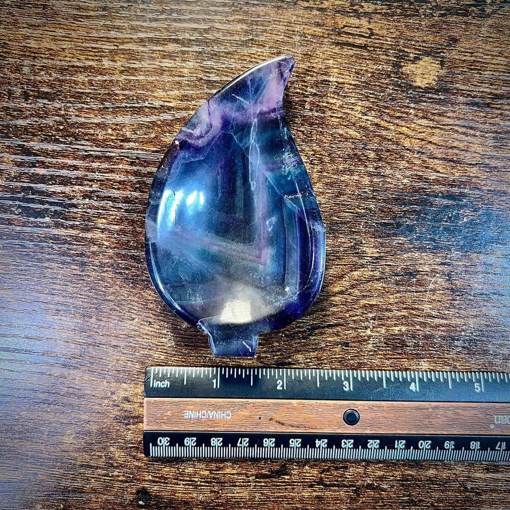 Fluorite Leaf Bowl
