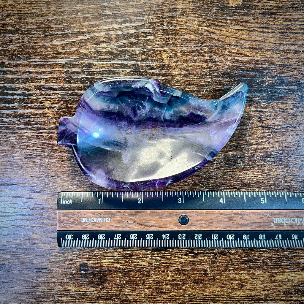 Fluorite Leaf Bowl