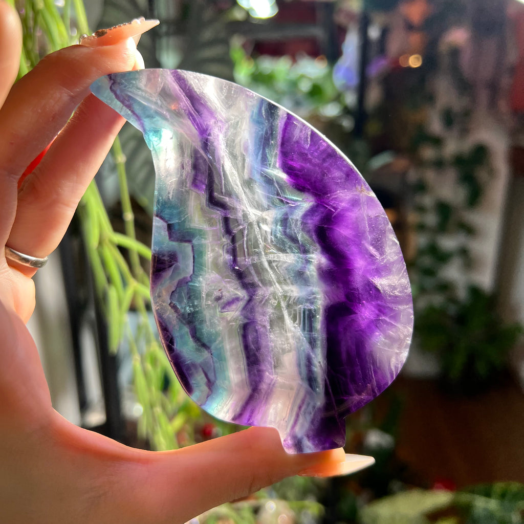 Fluorite Leaf Bowl