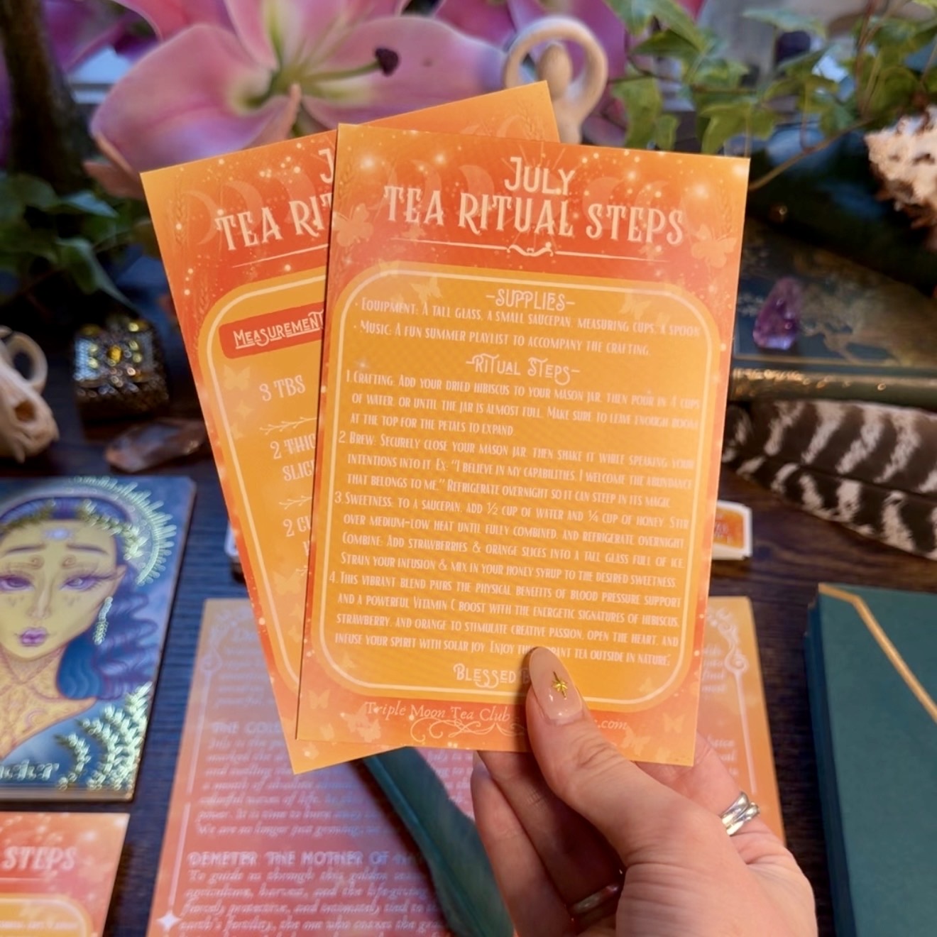 July Edition - Triple Moon Tea Club Letters
