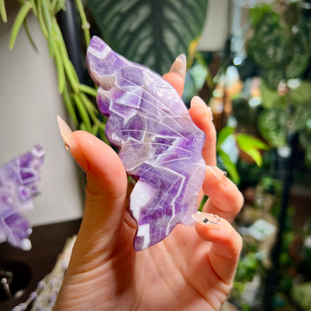 Dream Amethyst Butterfly Stand