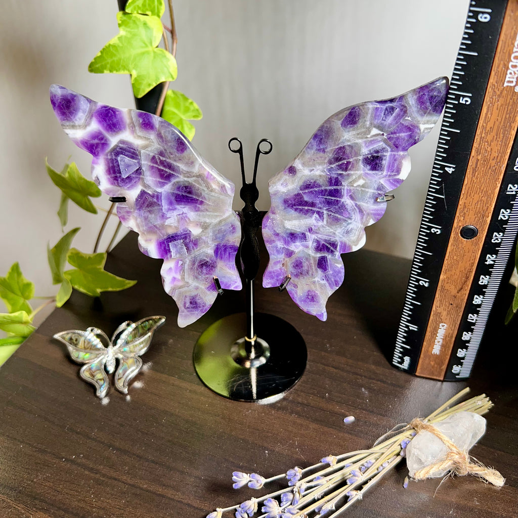 Dream Amethyst Butterfly Stand