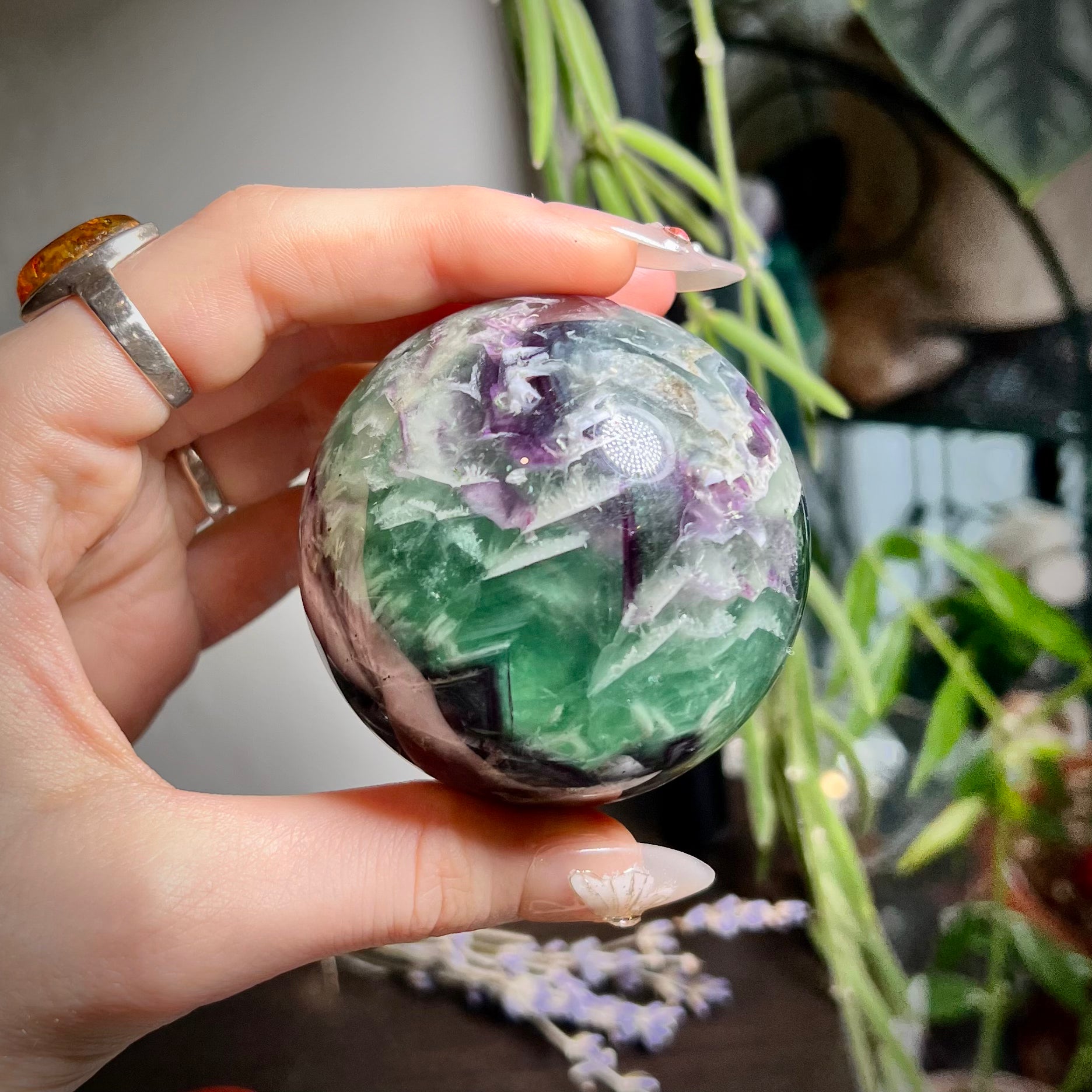 Fluorite Sphere
