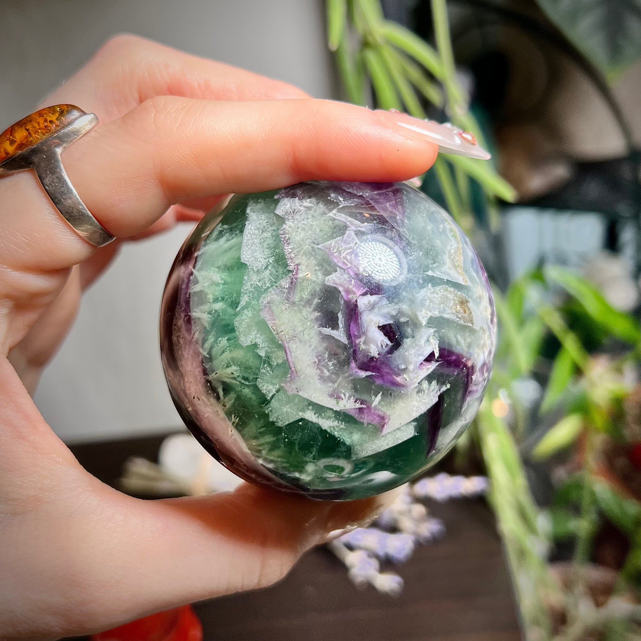 Fluorite Sphere