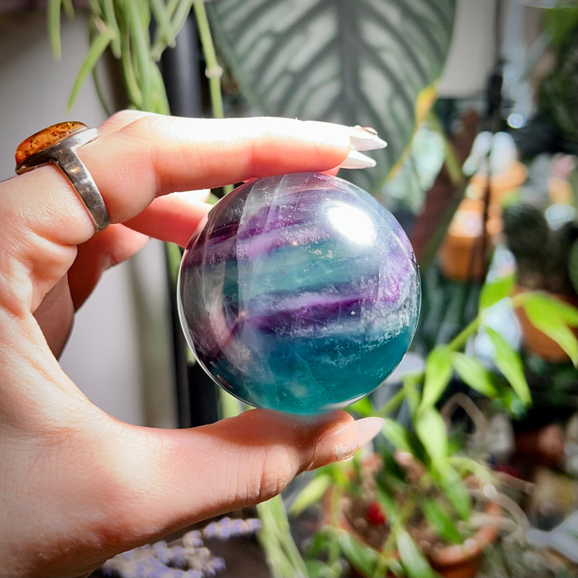 Fluorite Sphere