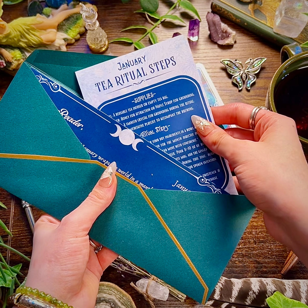 Triple Moon Tea Club Letters