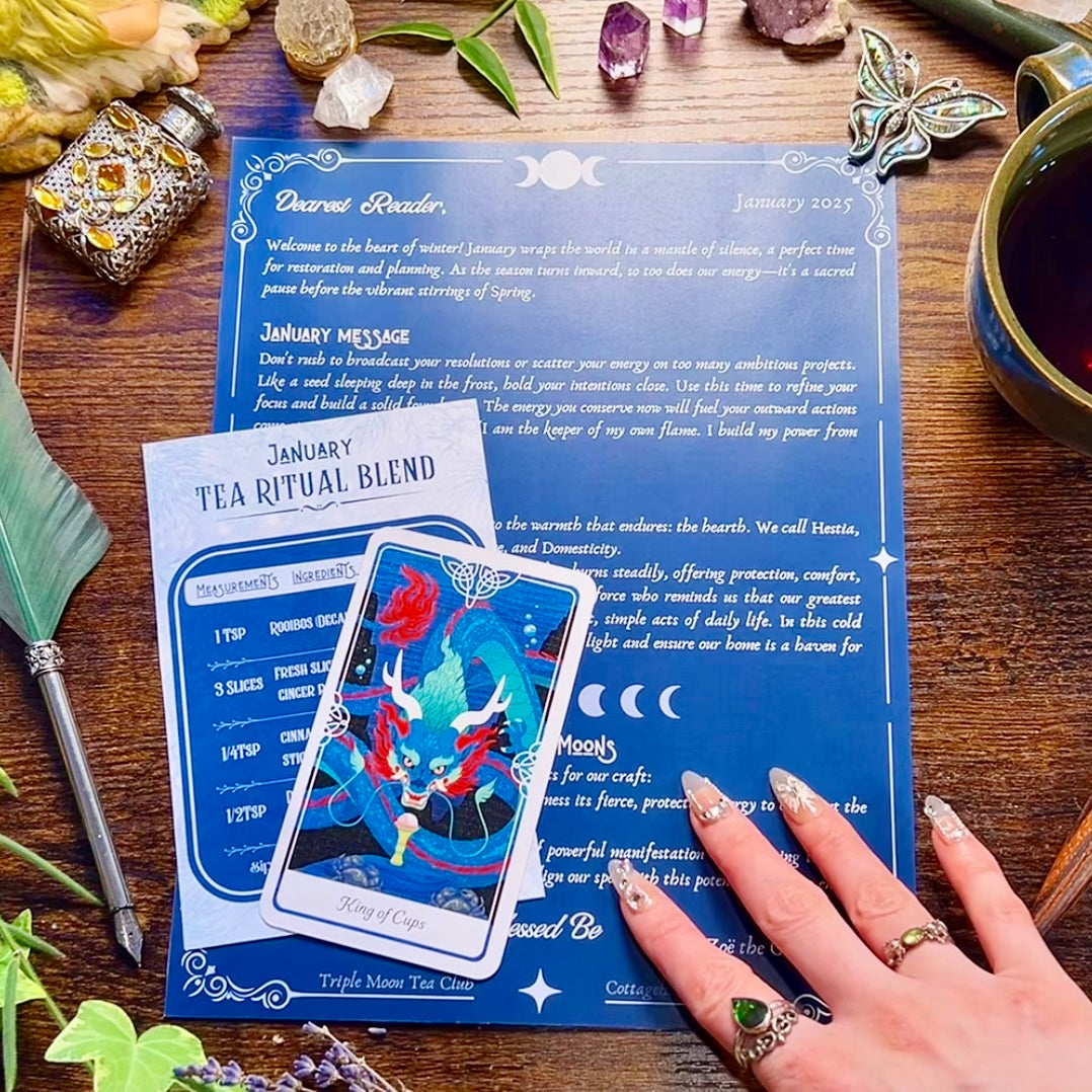 Triple Moon Tea Club Letters