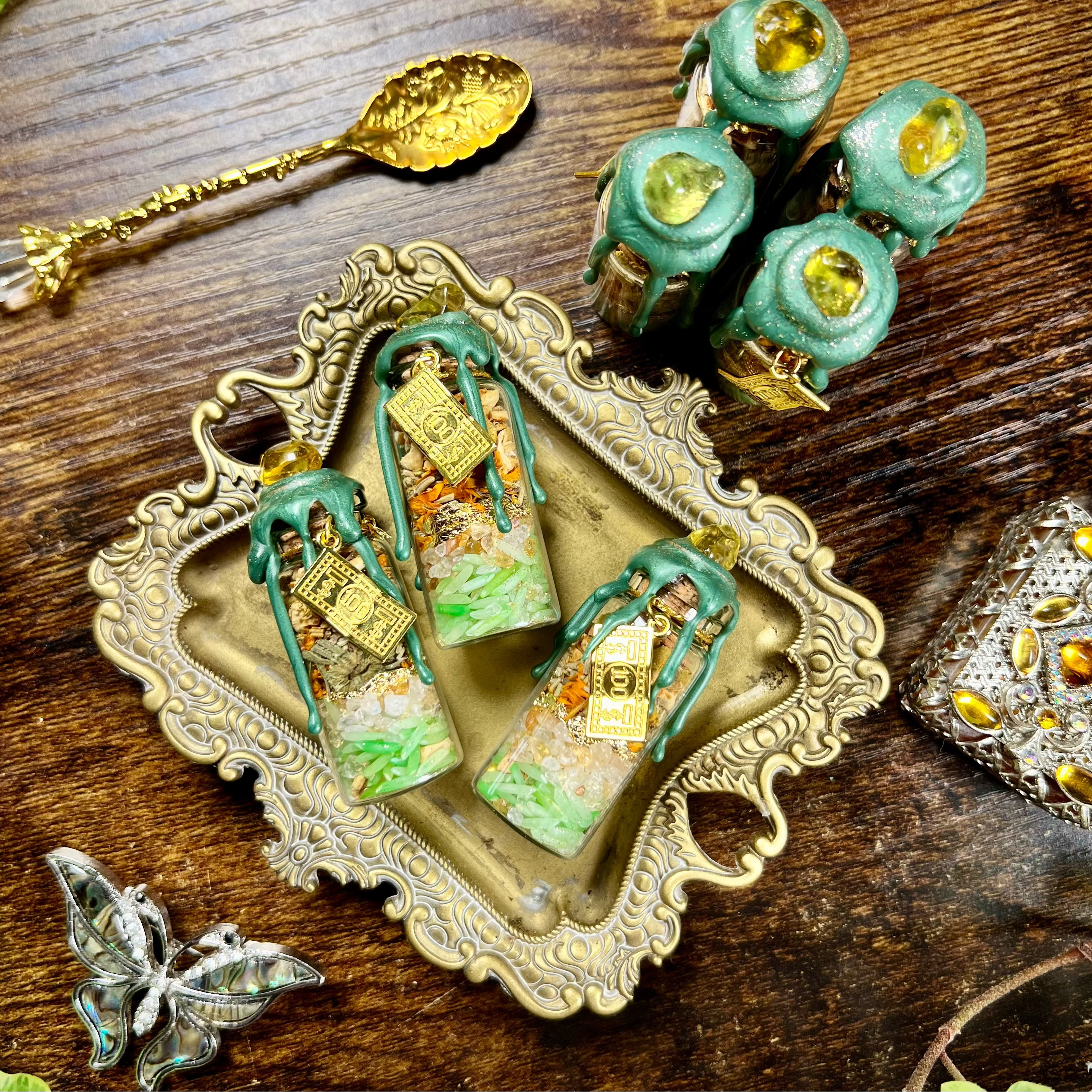 Wealthy Spell Jar Mini