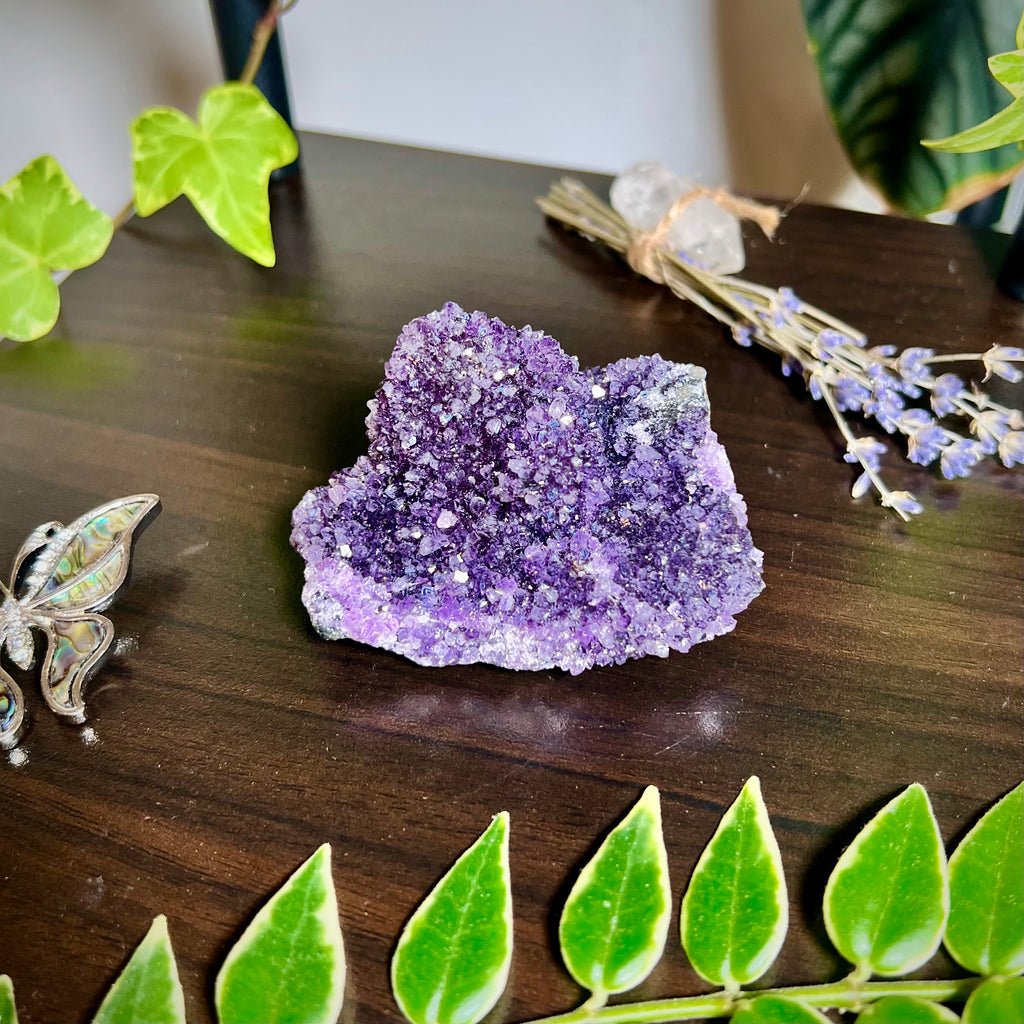 Amethyst Druzy Cluster