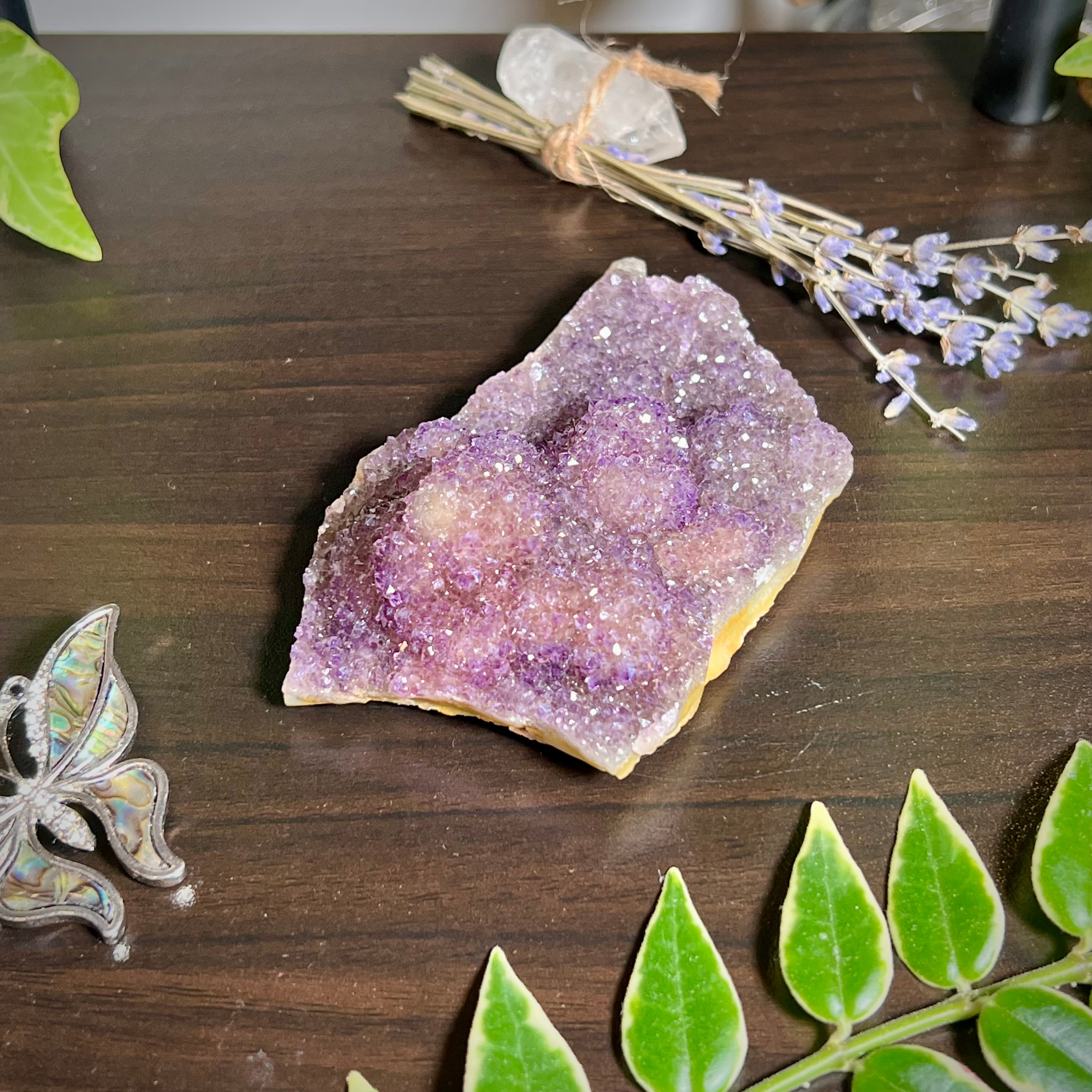 Amethyst Druzy Cluster