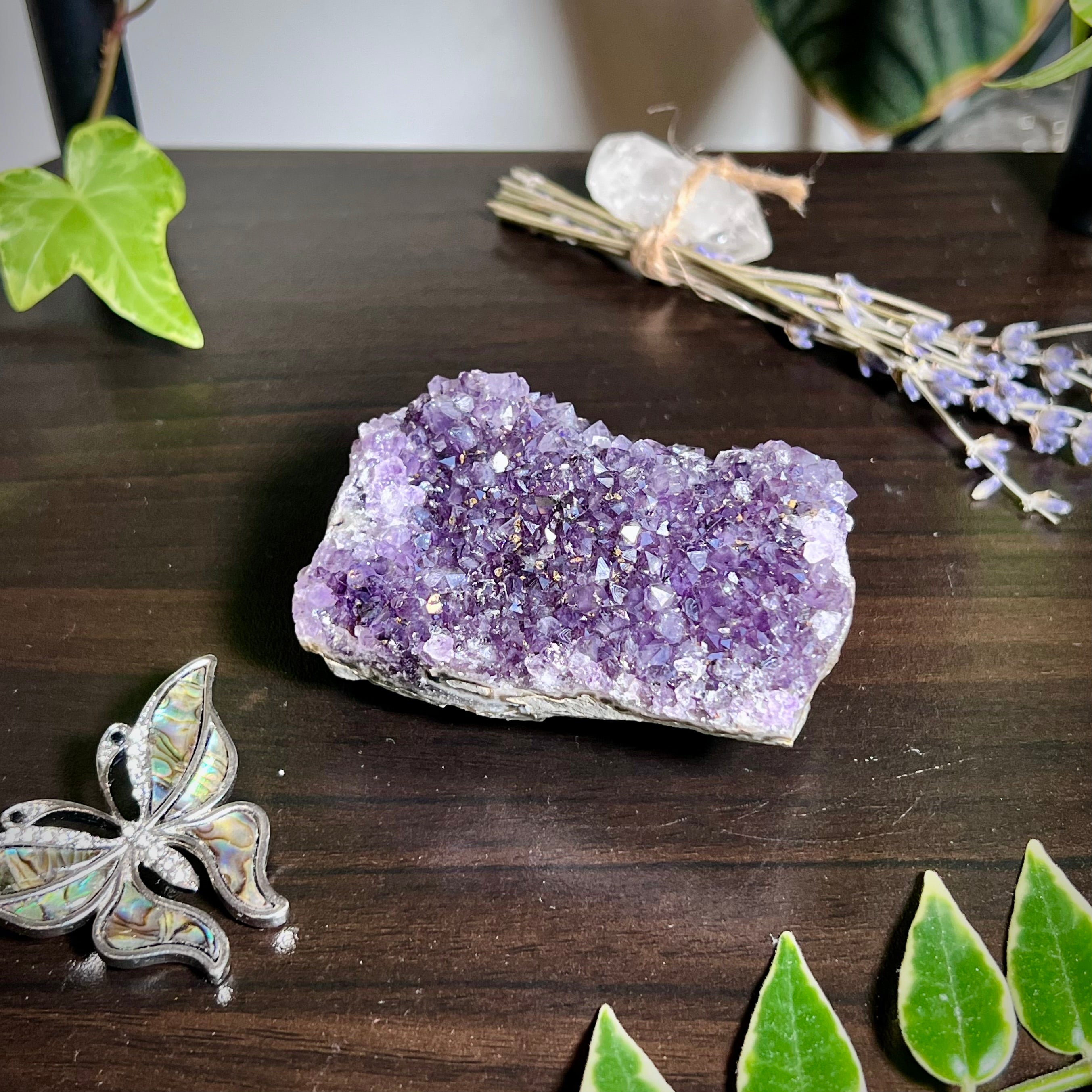 Amethyst Druzy Cluster