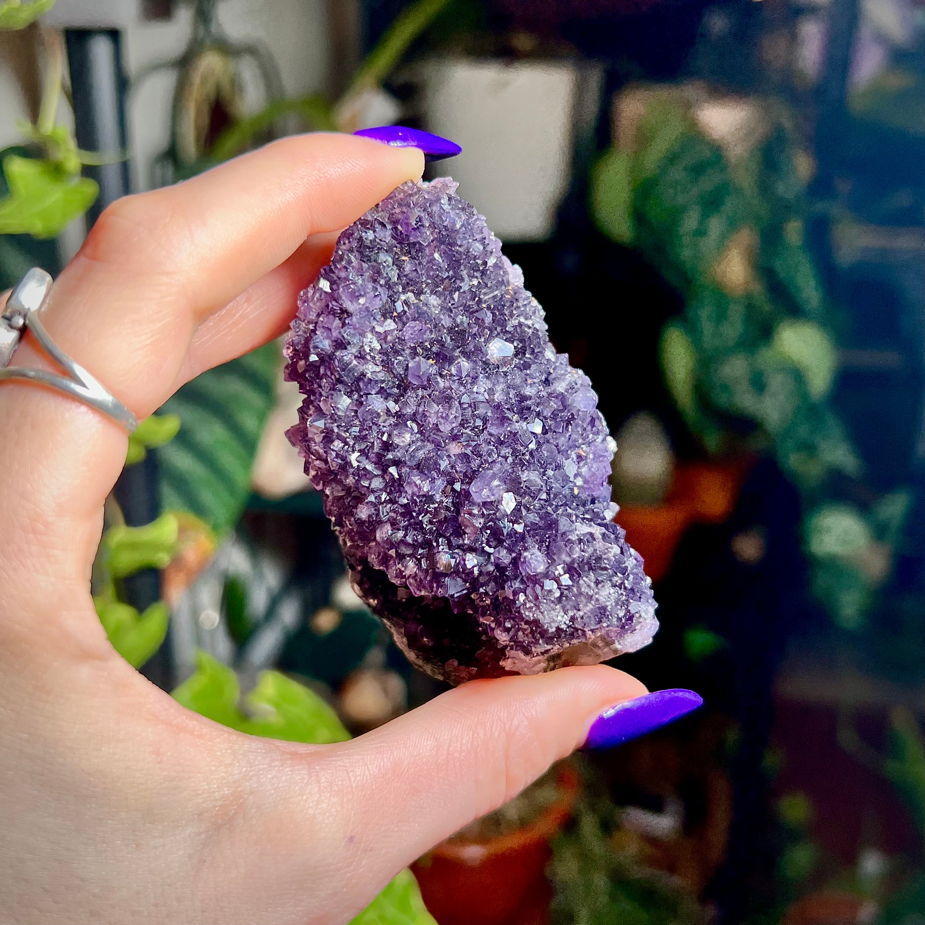 Amethyst Druzy Cluster