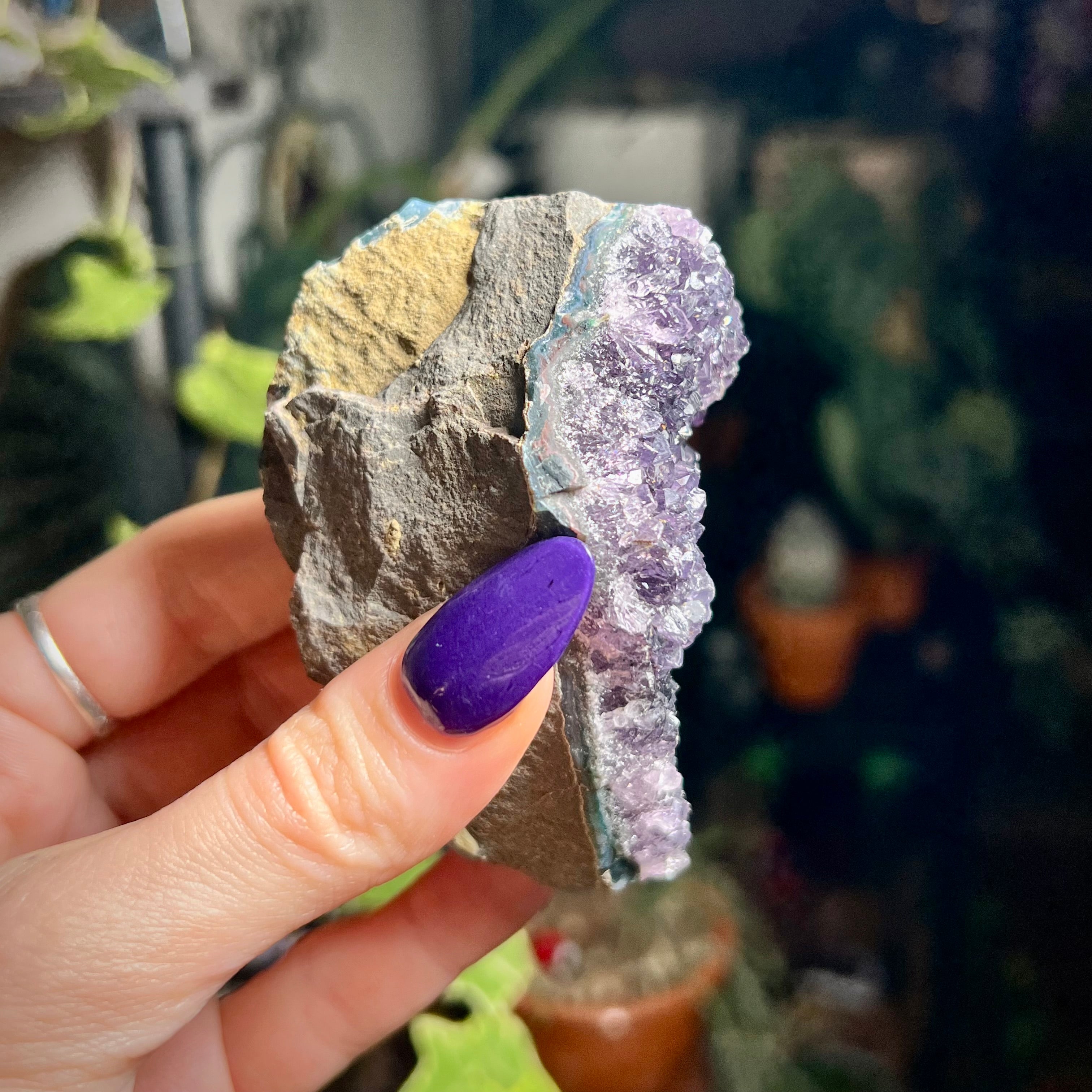 Amethyst Druzy Cluster