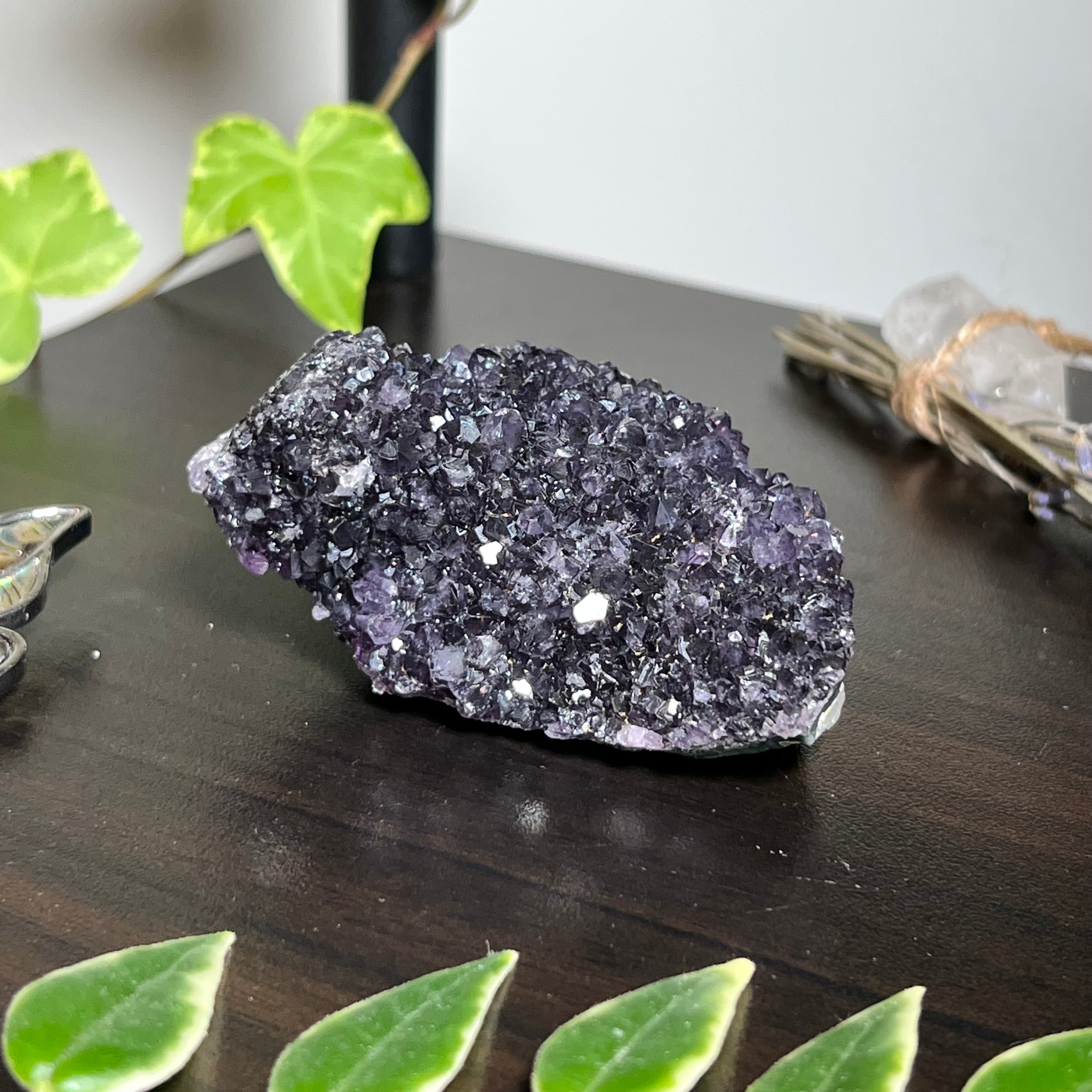 Amethyst Druzy Cluster