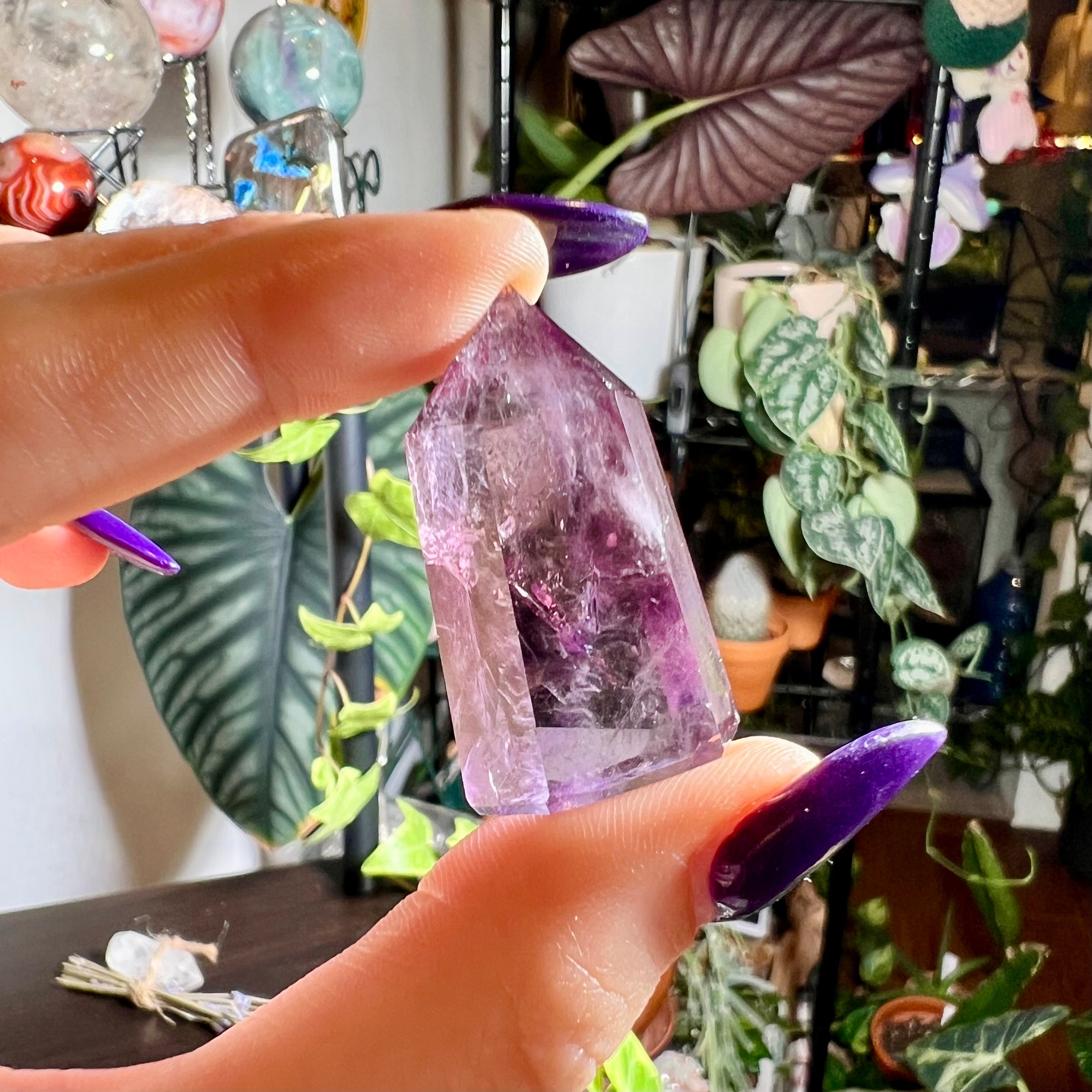 High Quality Mini Amethyst Towers