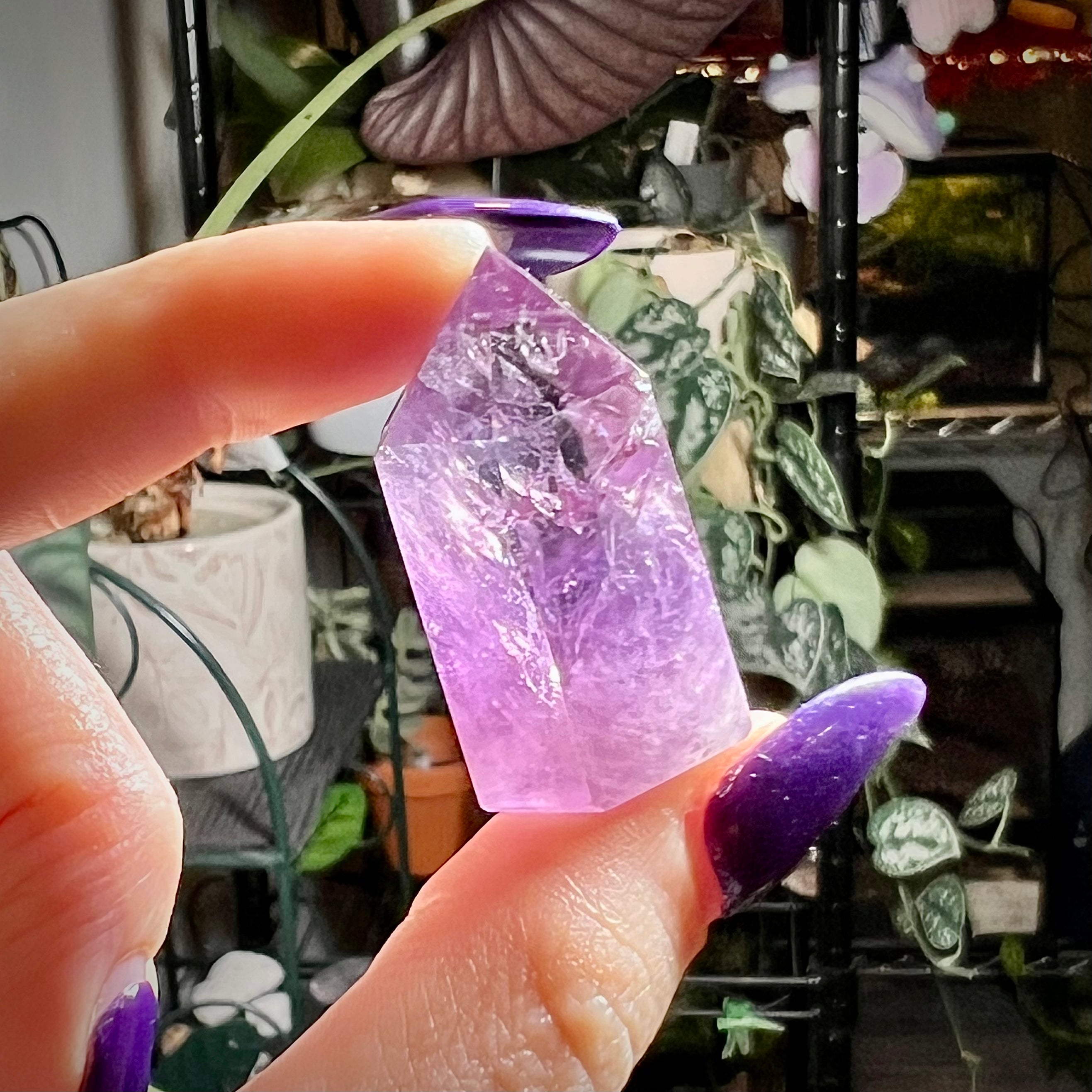 High Quality Mini Amethyst Towers