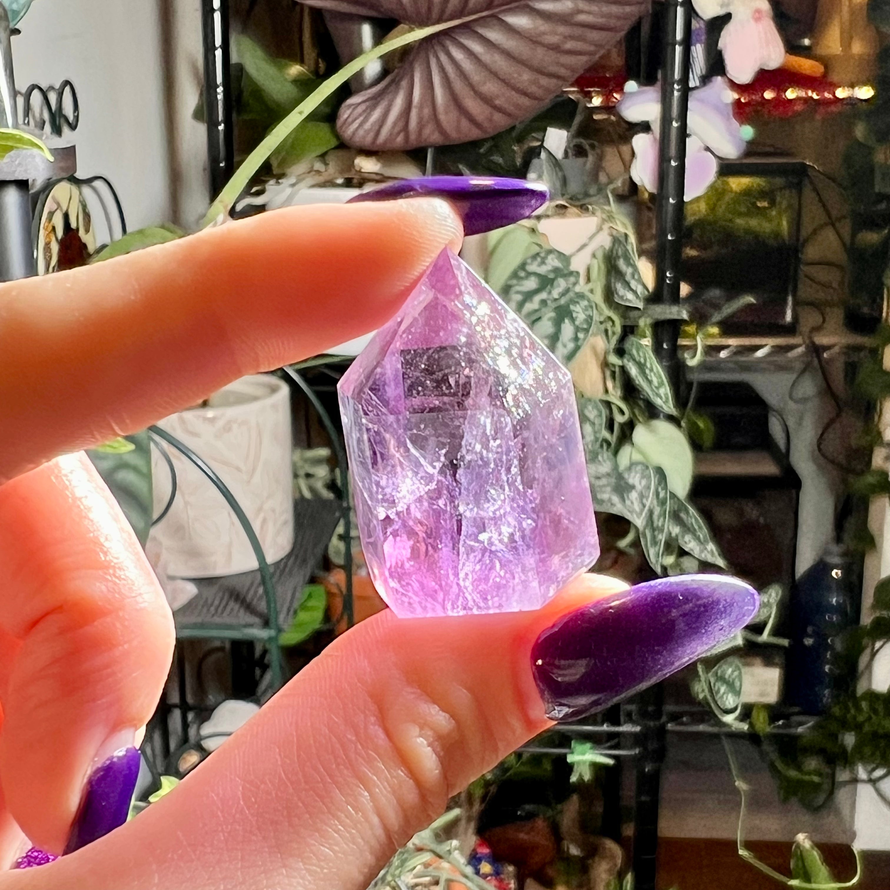 High Quality Mini Amethyst Towers