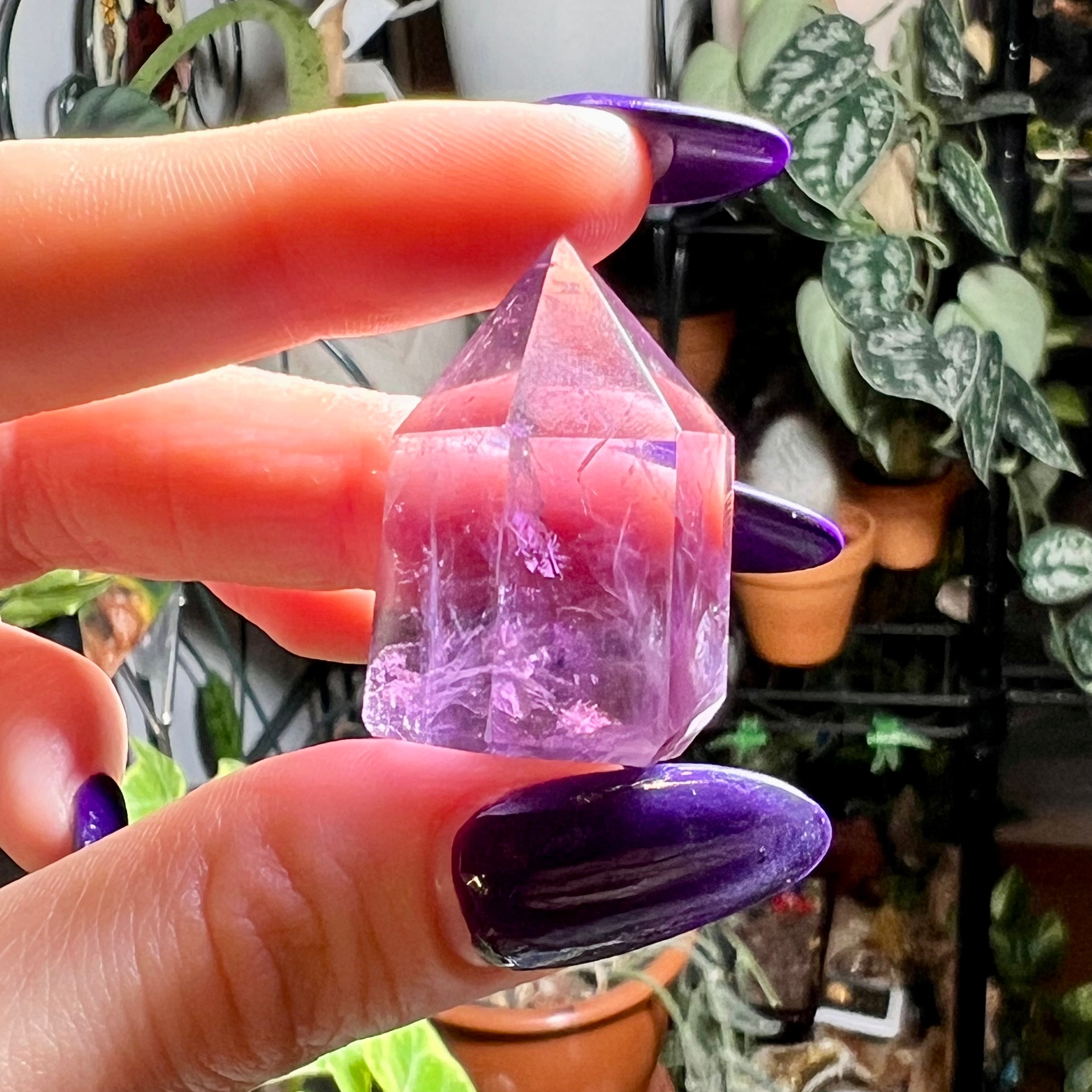 High Quality Mini Amethyst Towers