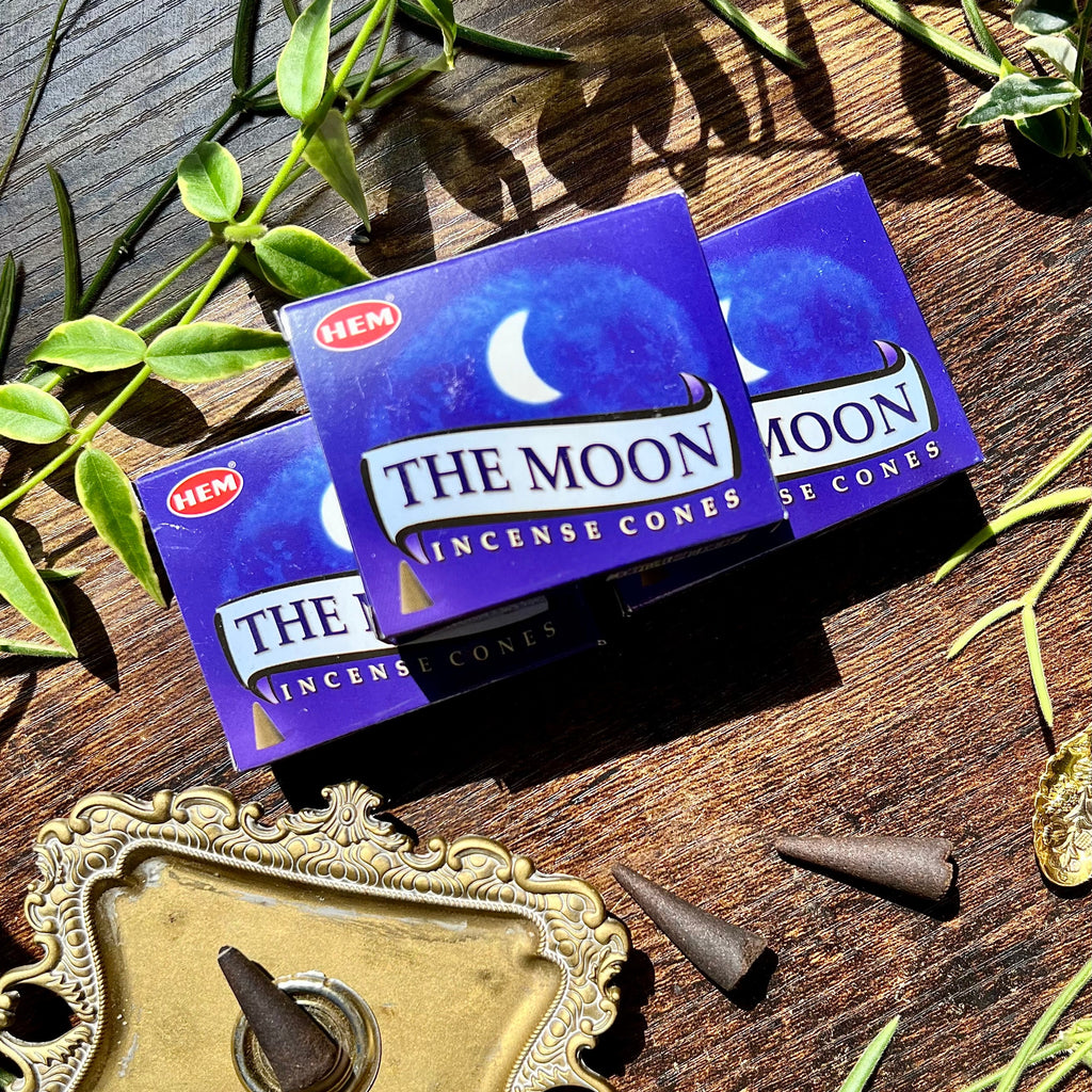 The Moon Incense Cones