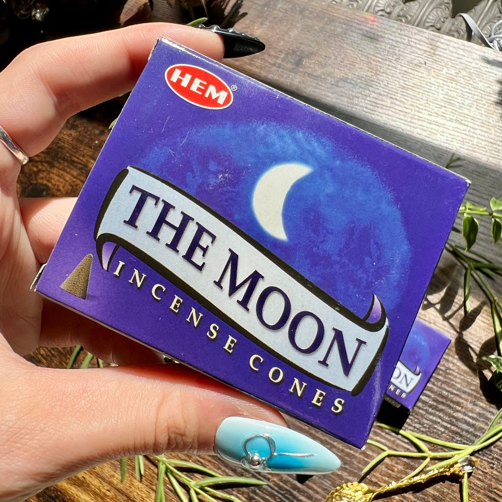 The Moon Incense Cones