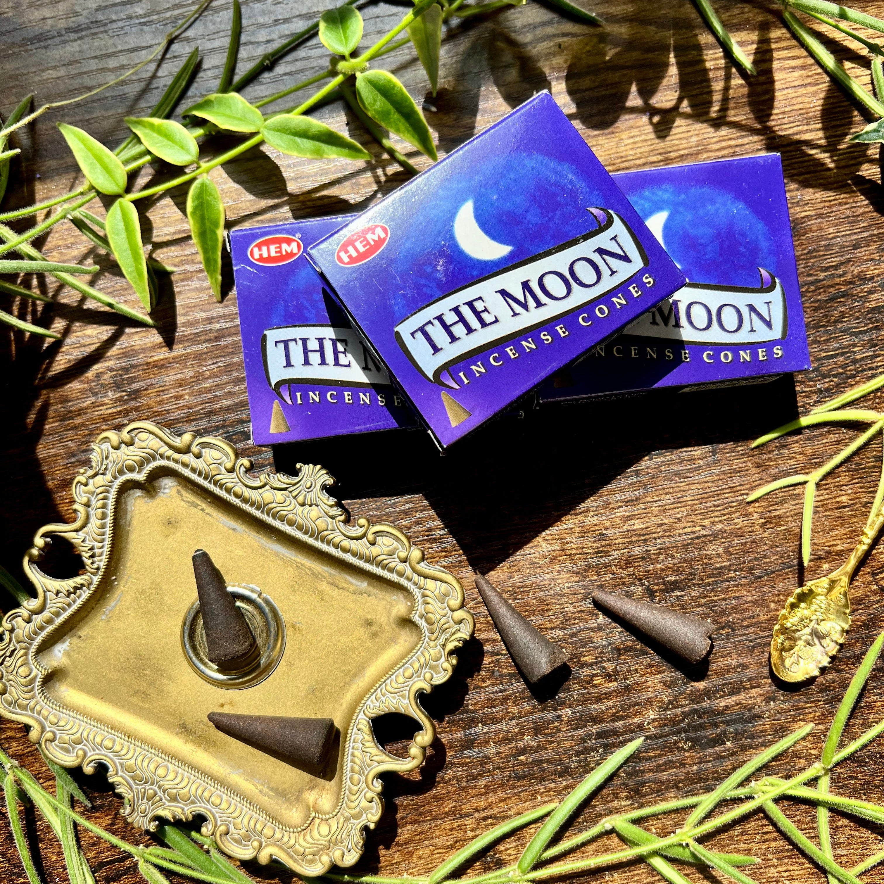 The Moon Incense Cones