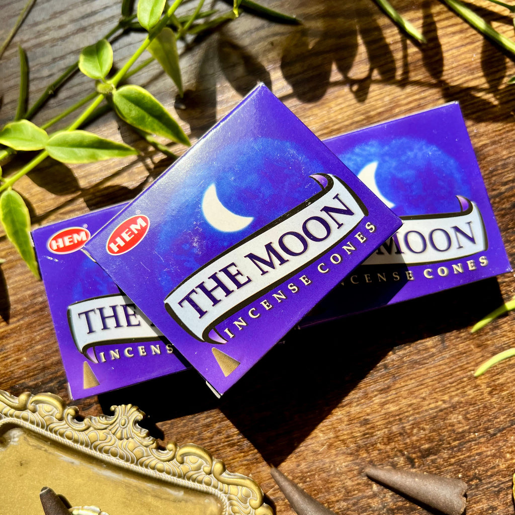 The Moon Incense Cones