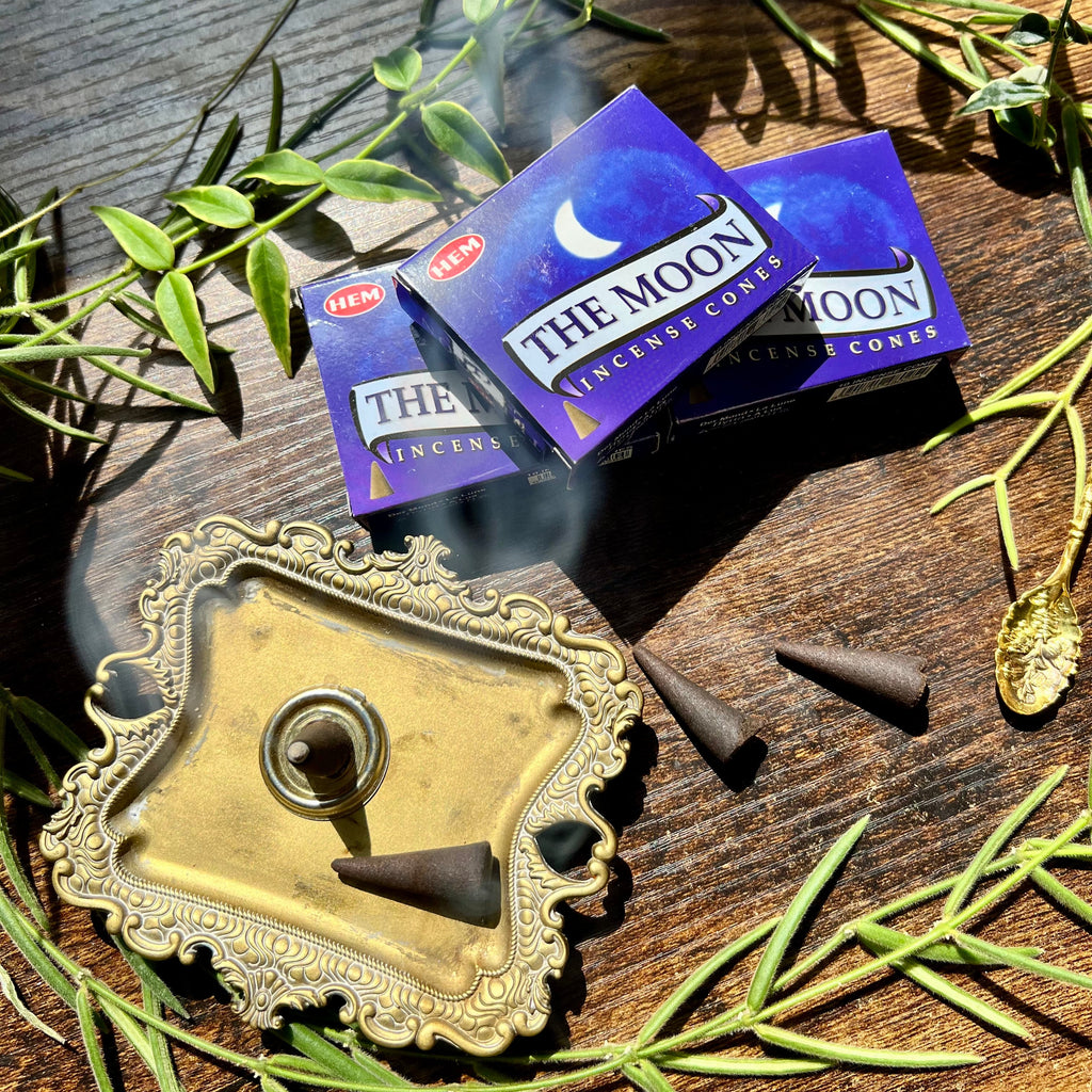 The Moon Incense Cones