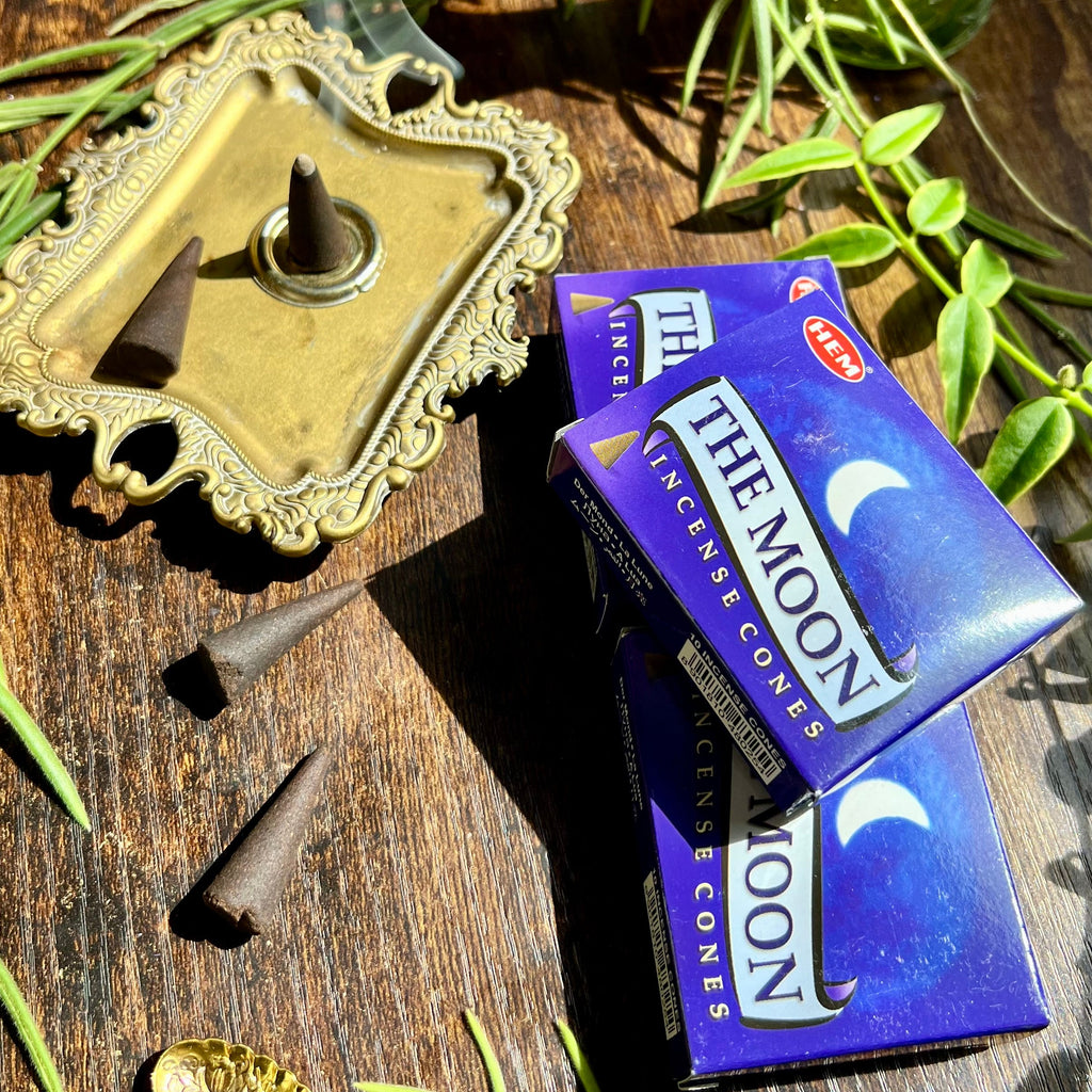The Moon Incense Cones
