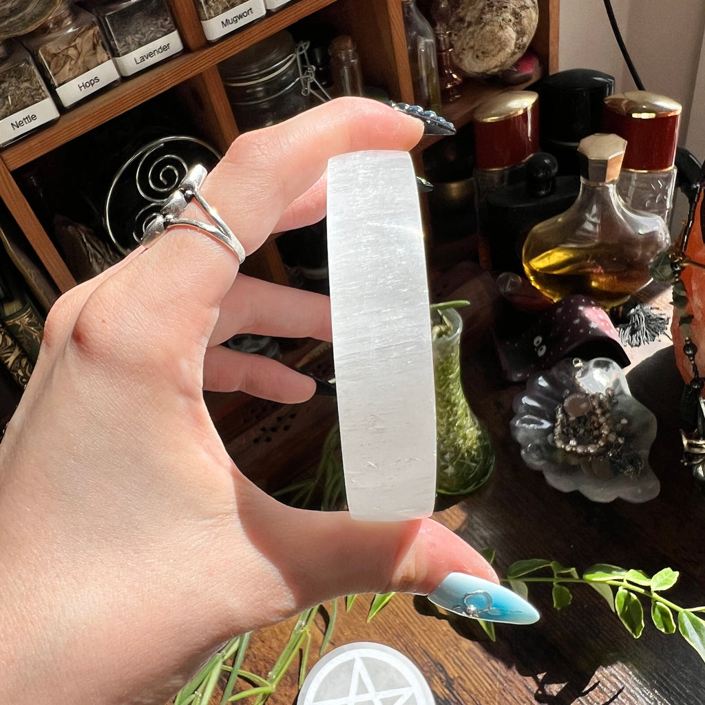 Selenite Charging Plate - Pentacle