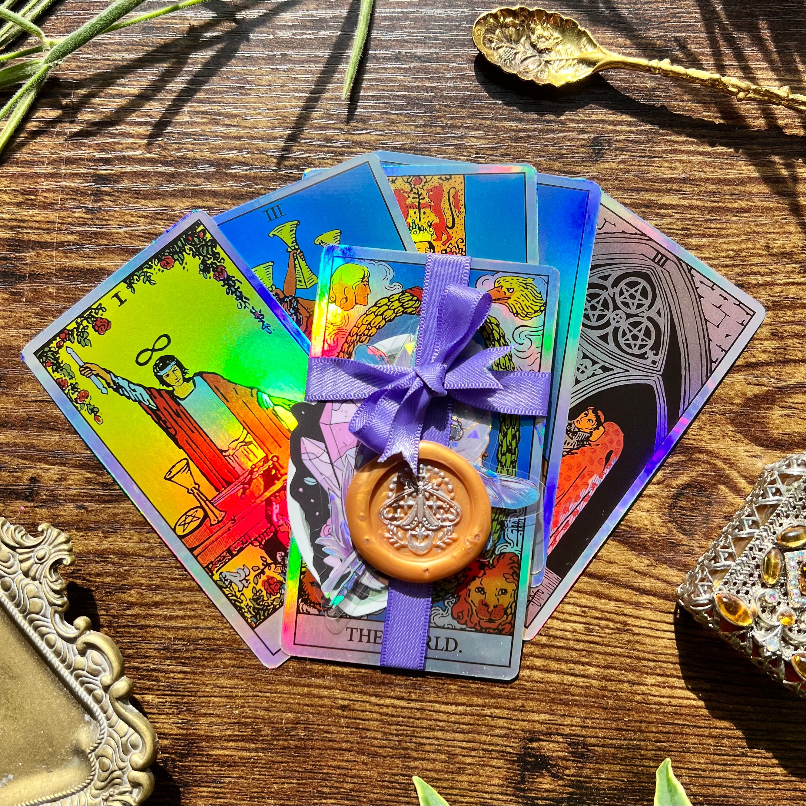 Mystery Tarot Card - Holo A.E Waite Deck