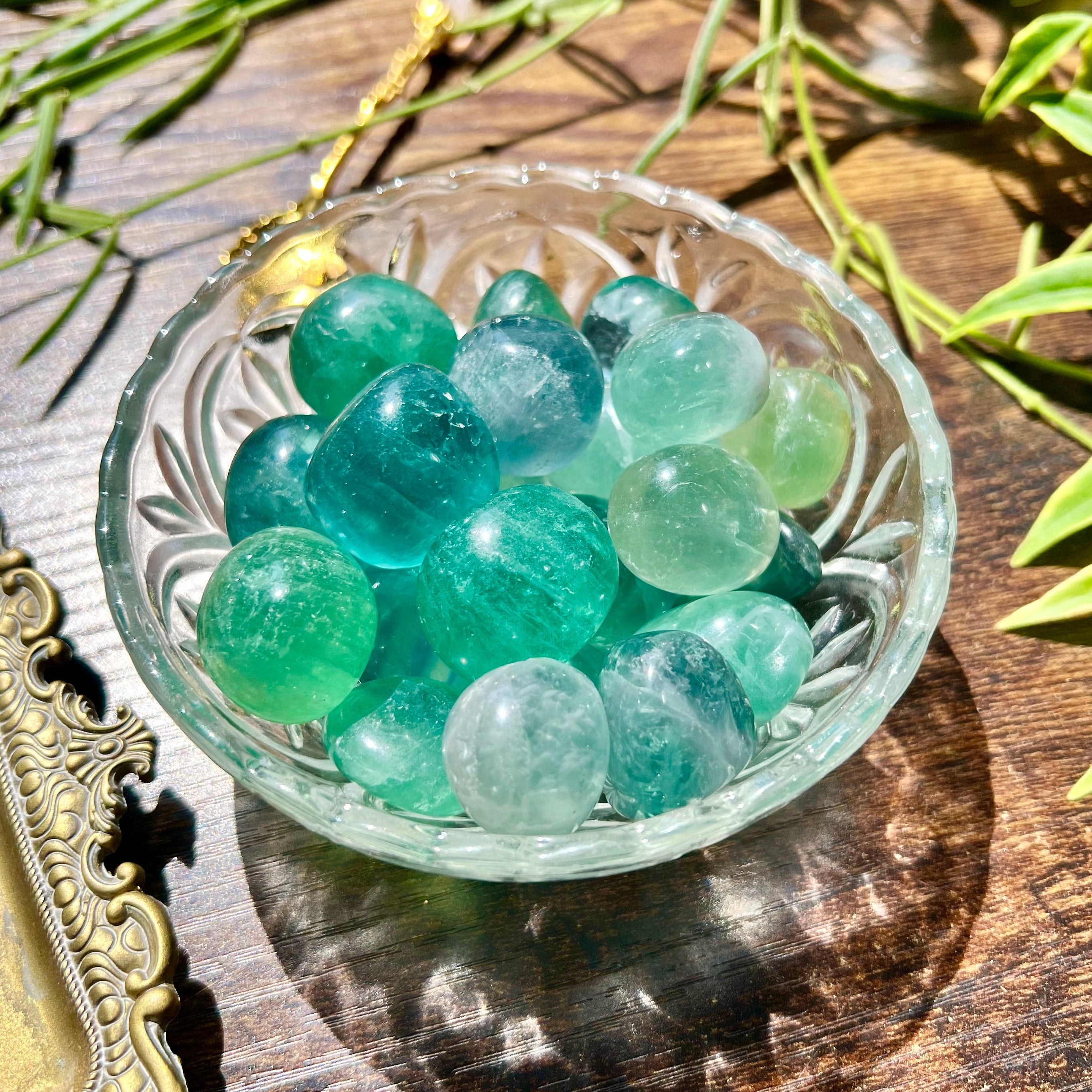 Green Fluorite Tumble