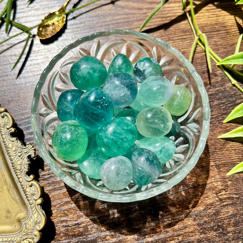 Green Fluorite Tumble