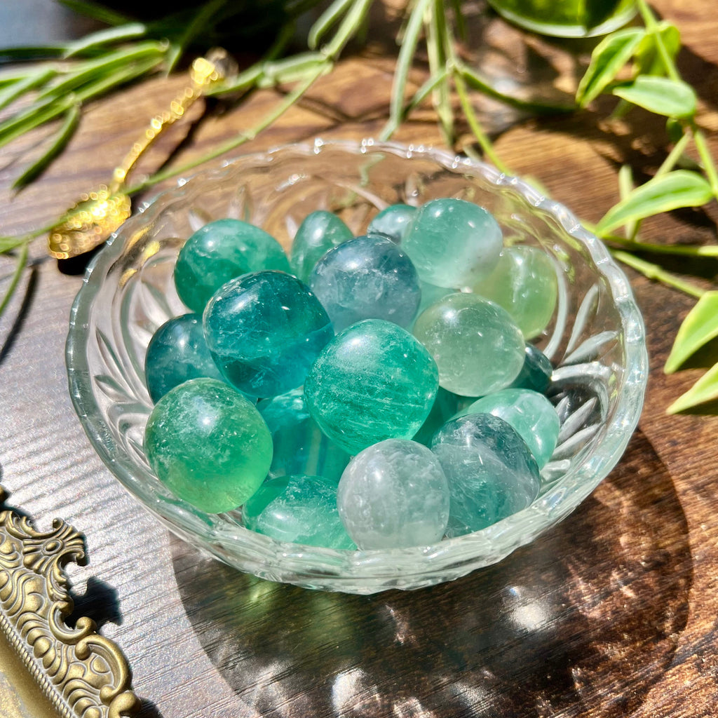 Green Fluorite Tumble