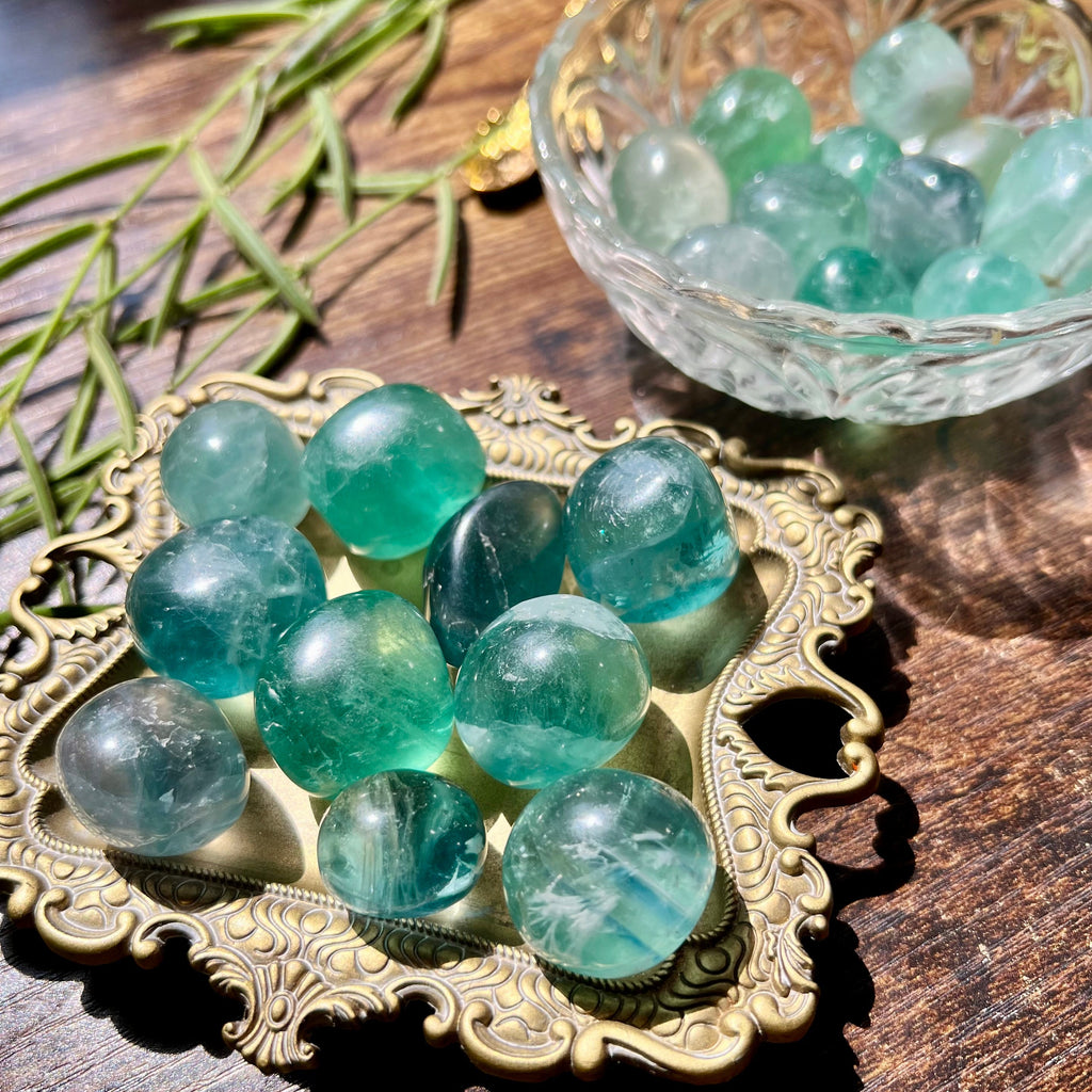 Green Fluorite Tumble