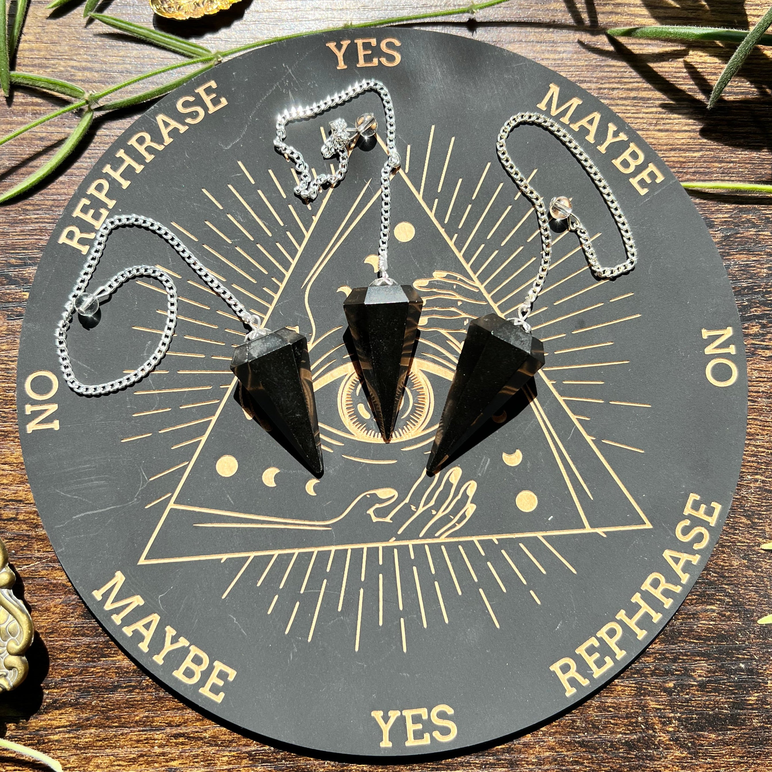 Black Tourmaline Pendulum