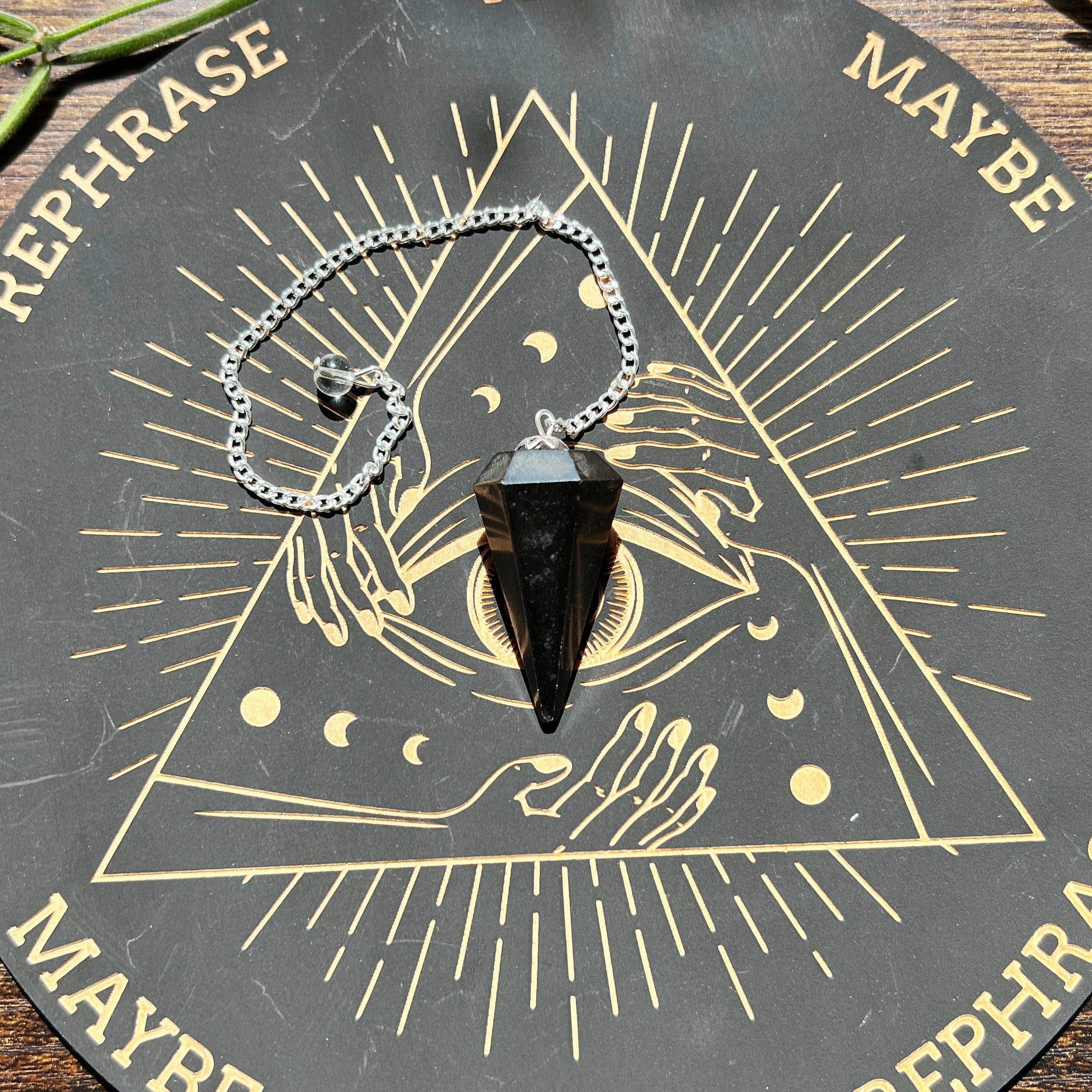 Black Tourmaline Pendulum